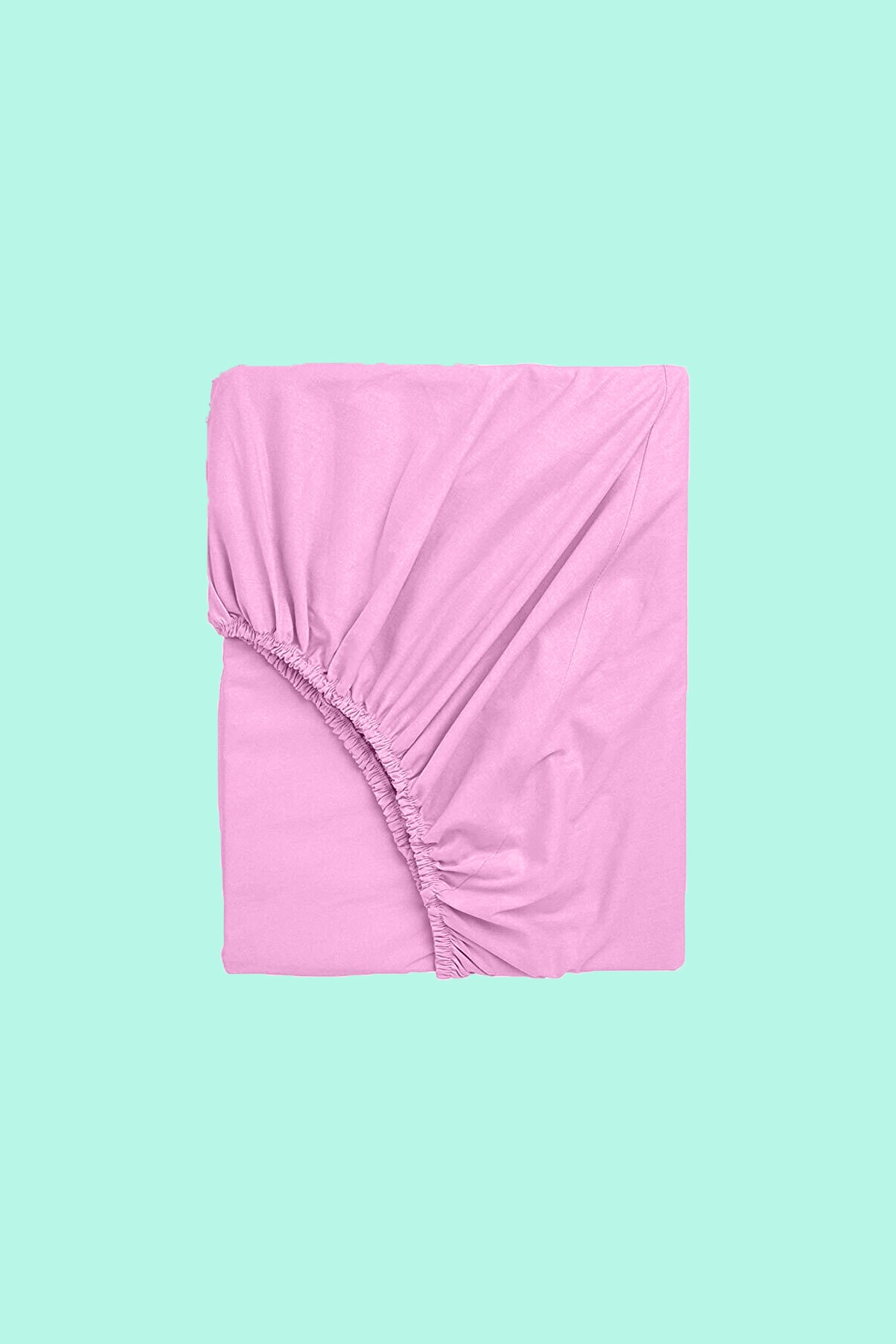 160x200 Pembe Bella Home Ranforce Lastik Çarşaf Seti 205403