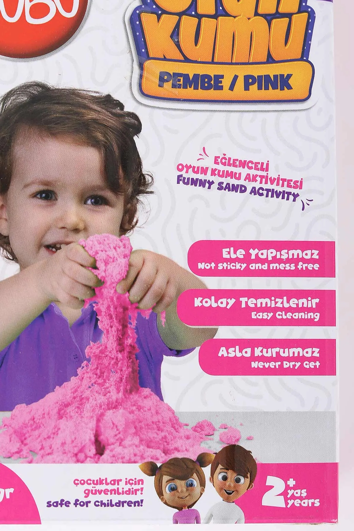 Pembe Bu Bu Kinetik Oyun Kumu 500 Gr 428060