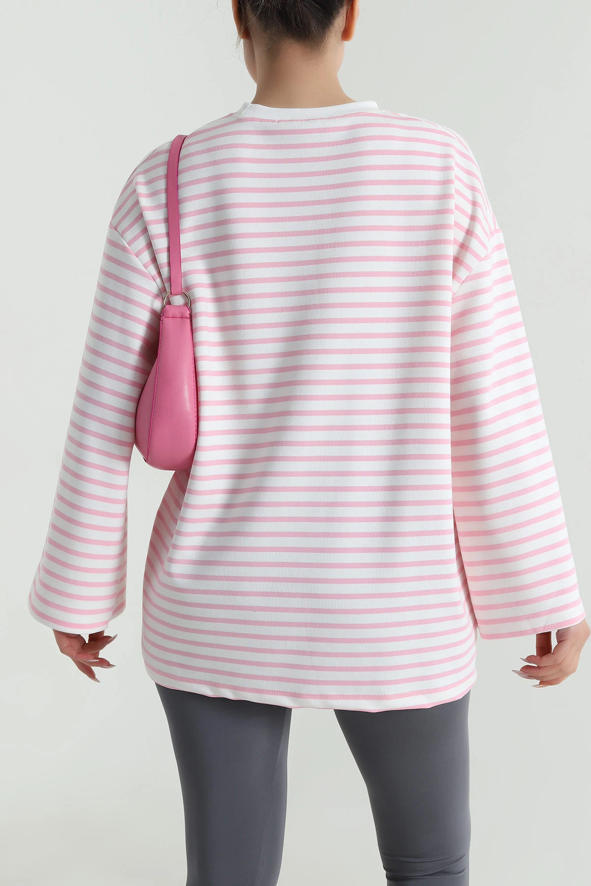Pembe Çizgili Oysho Kadın Tunik 487495