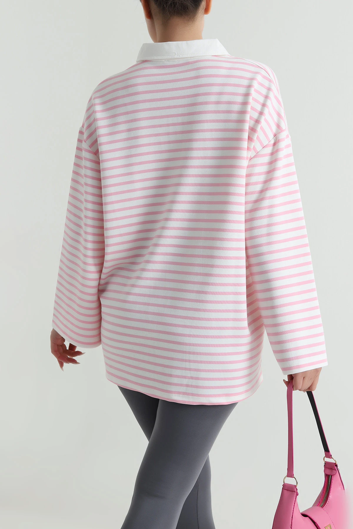 Pembe Çizgili Oysho Kadın Tunik 487500