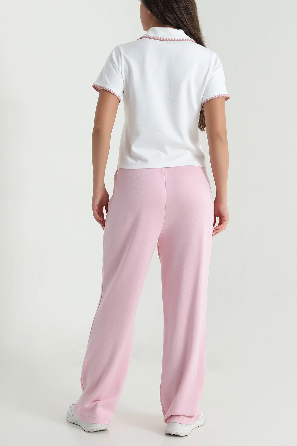 Pembe Çoban Dikişli Oysho Kadın İkili Takım 478806