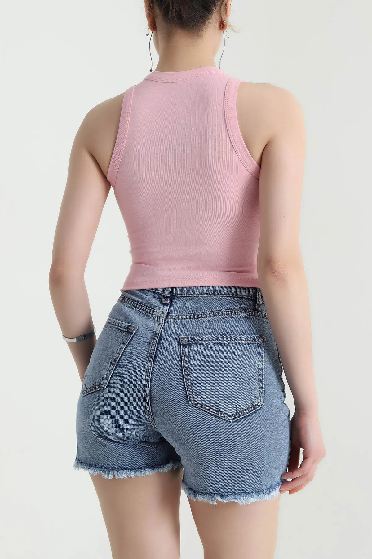Pembe Destekli Modal Kadın Atlet 455752