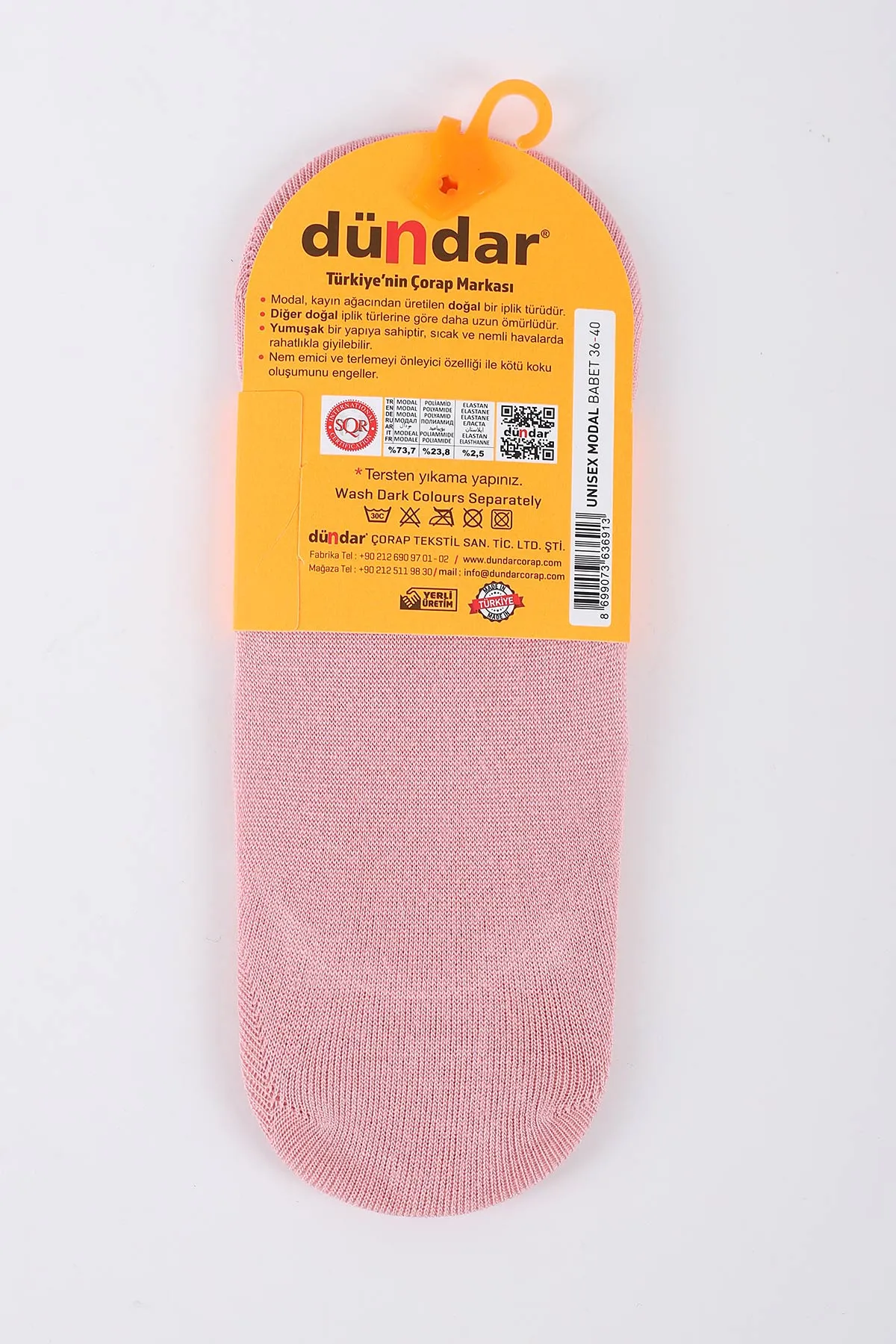 Pembe Dört Mevsim Kadın Modal Babet Çorap 36-40 422931