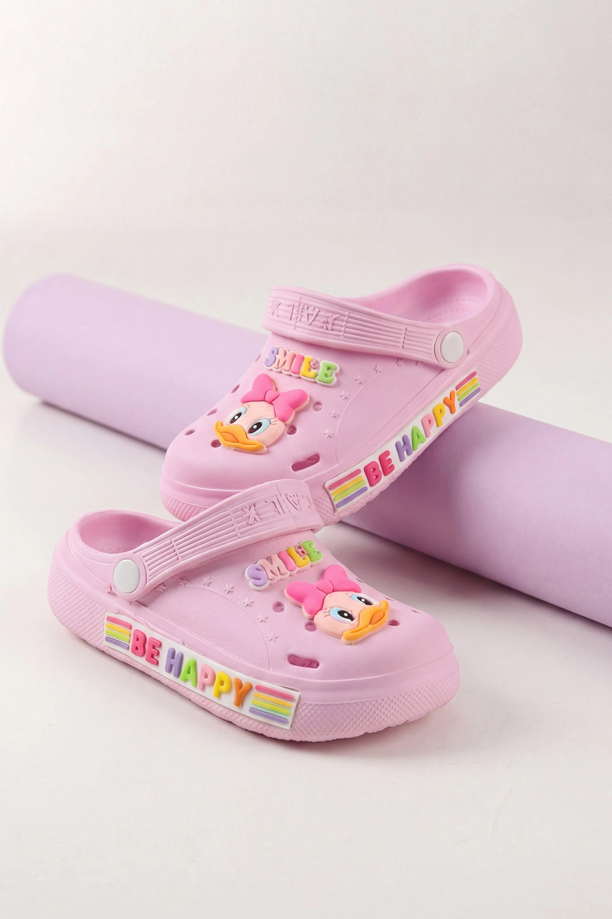 Pembe Figürlü Kız Çocuk Sandalet 462461