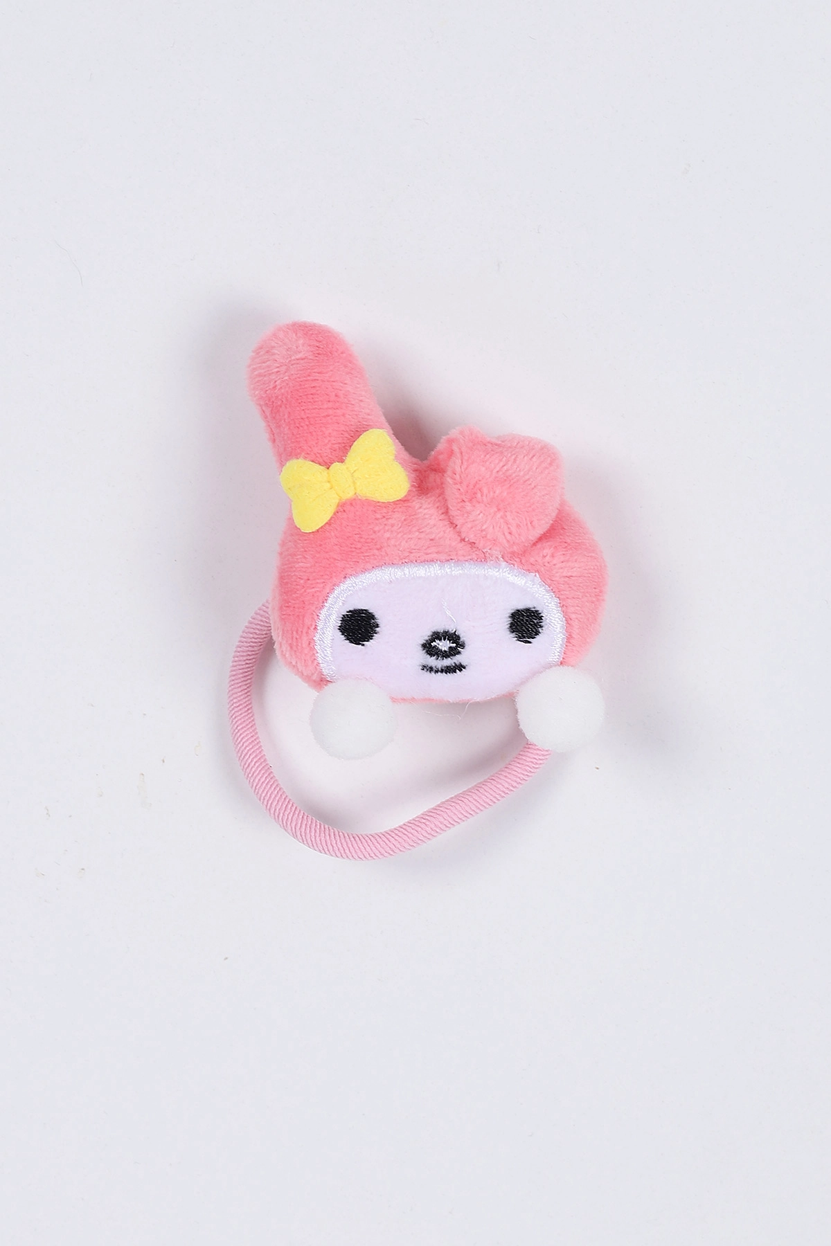 Pembe Figürlü Peluş Lastik Toka 401686