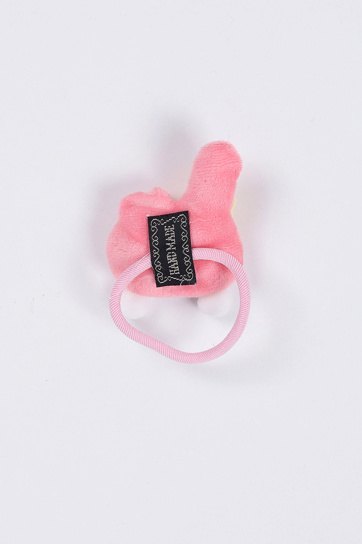 Pembe Figürlü Peluş Lastik Toka 401686