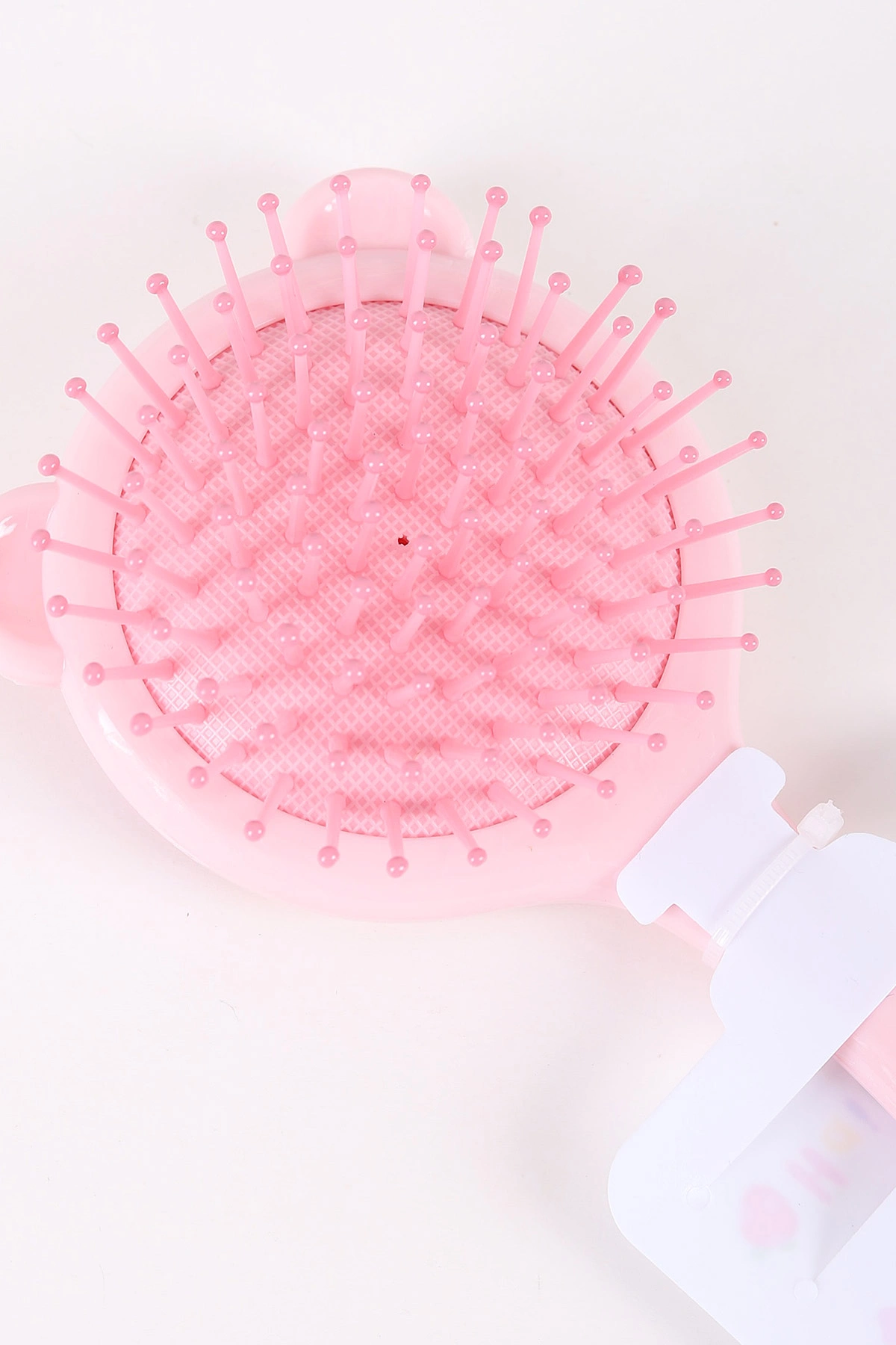 Pembe Figürlü ve Kabartmalı Çocuk Saç Tarağı 449714