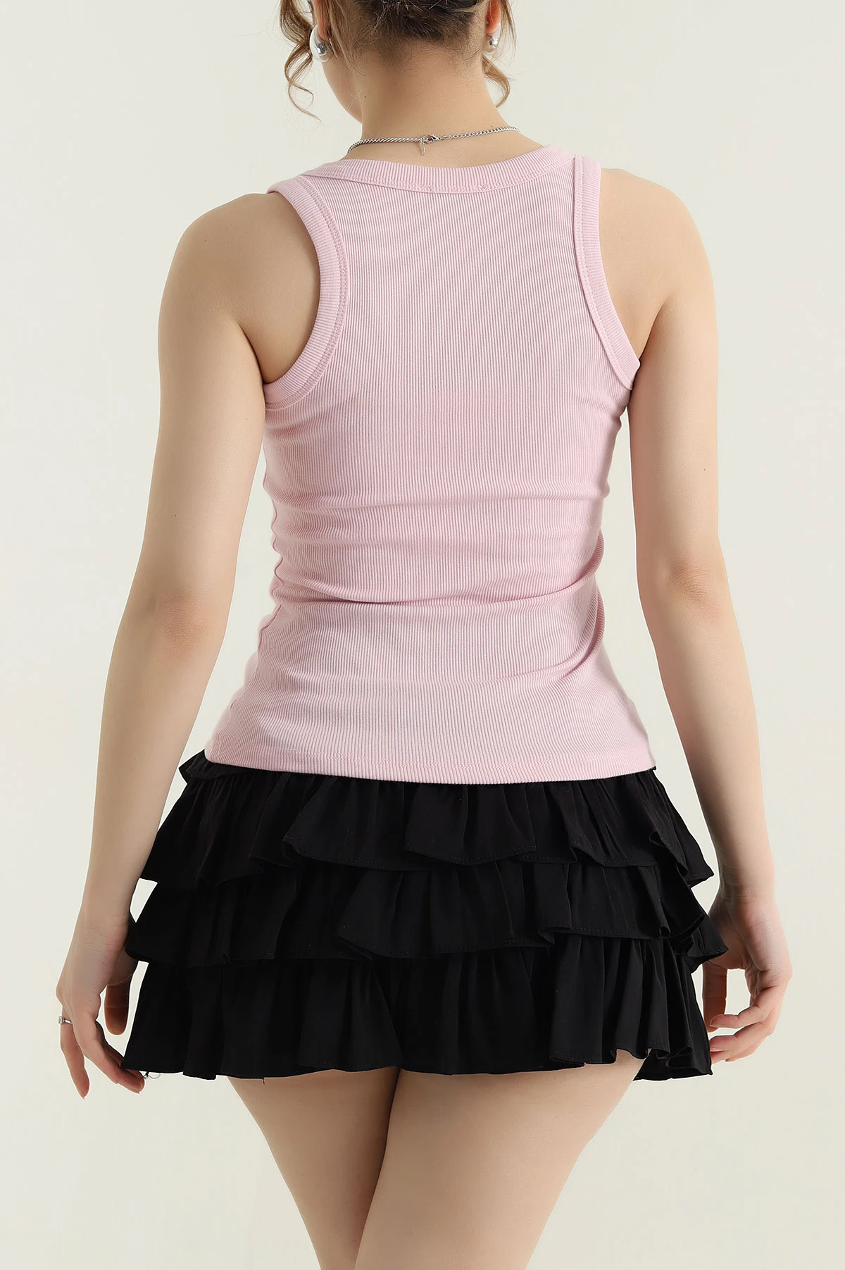 Pembe fitilli Kolsuz Kadın Atlet 434294