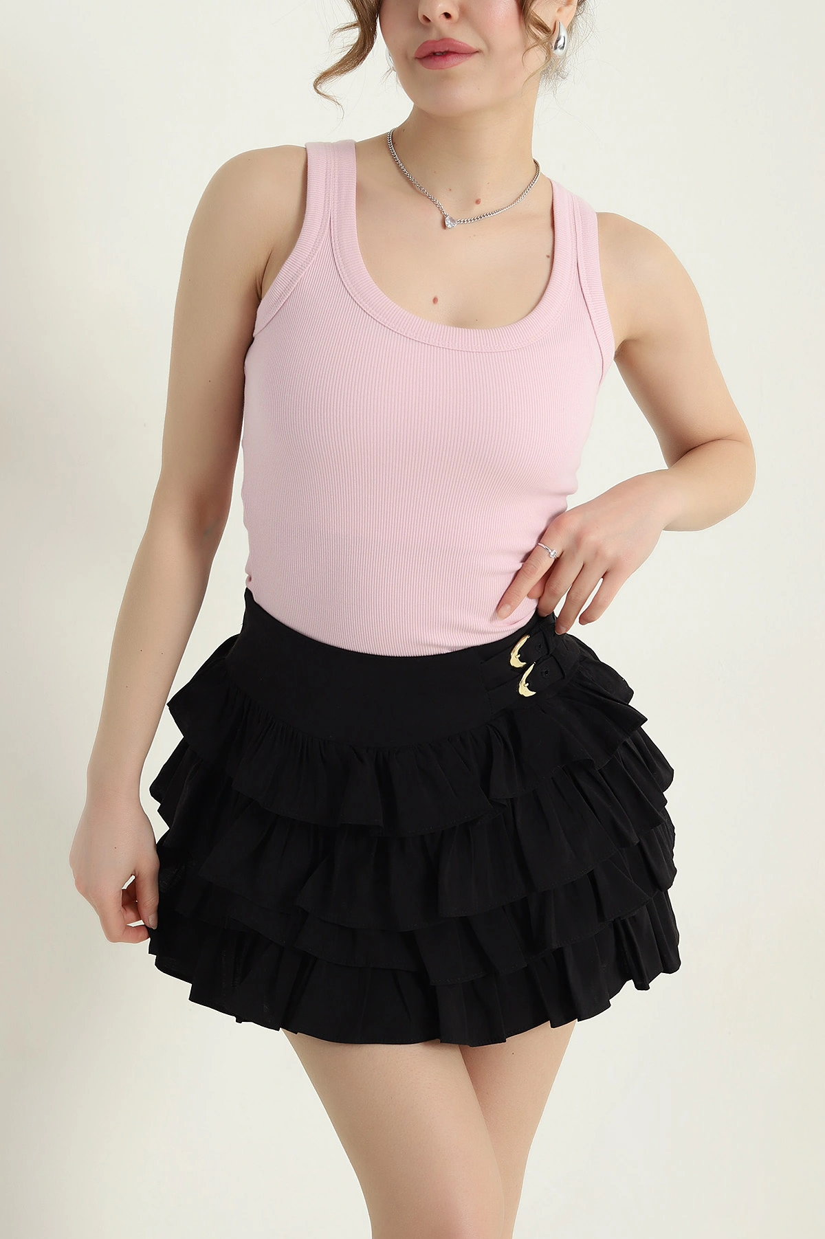 Pembe fitilli Kolsuz Kadın Atlet 434294