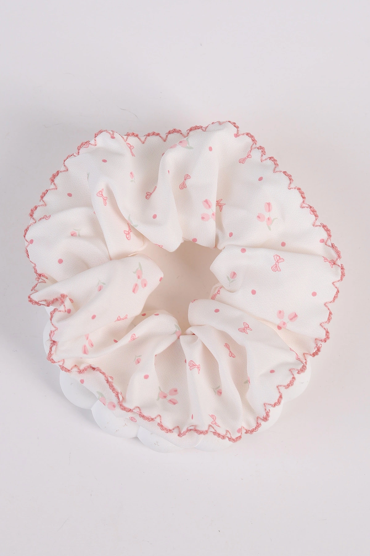 Pembe Fiyonk Baskılı Simit Toka 486170