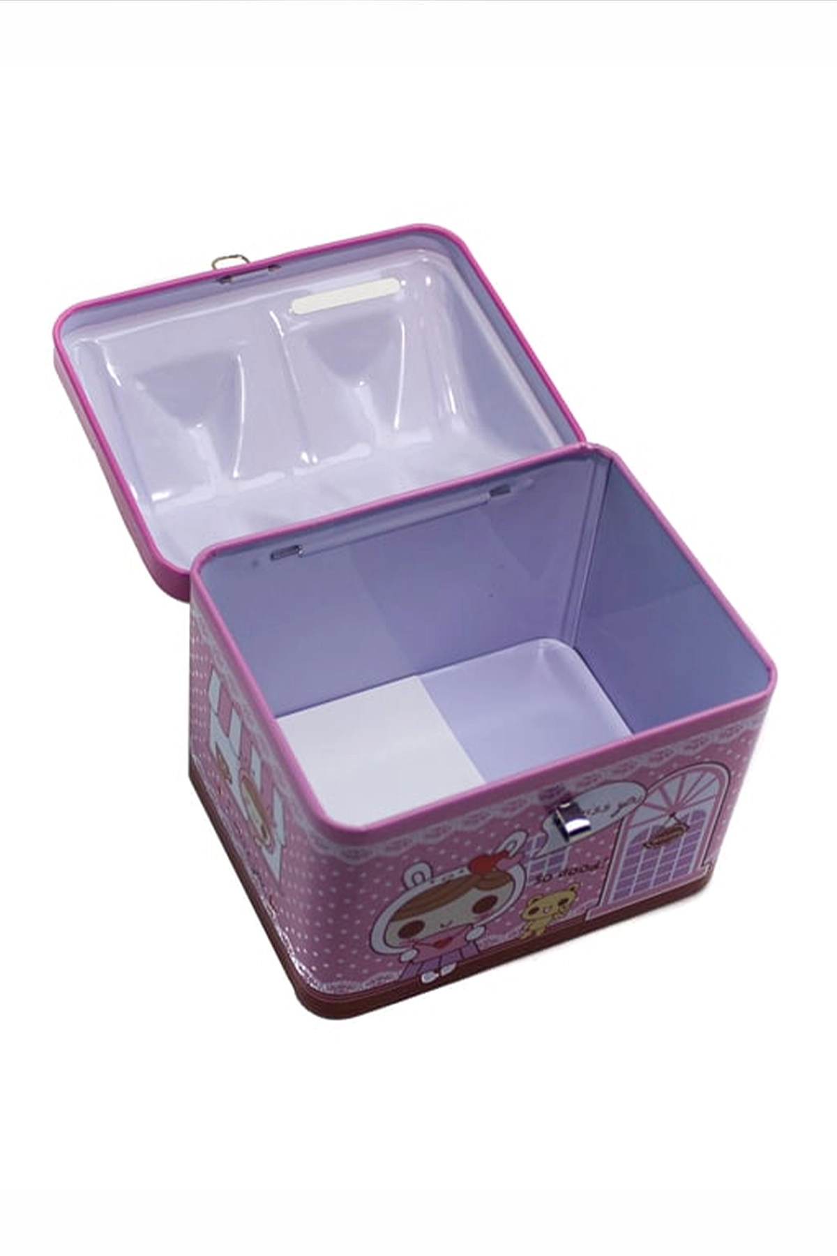 Pembe Giftzen Temalı Kilitli Metal Kumbara 458910