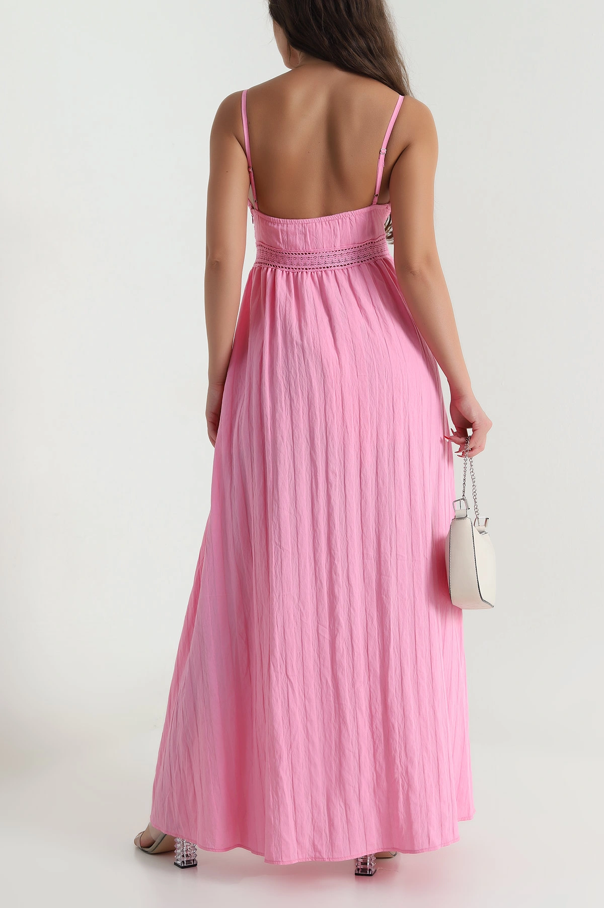 Pembe Gipeli Siena Kadın Elbise 473715