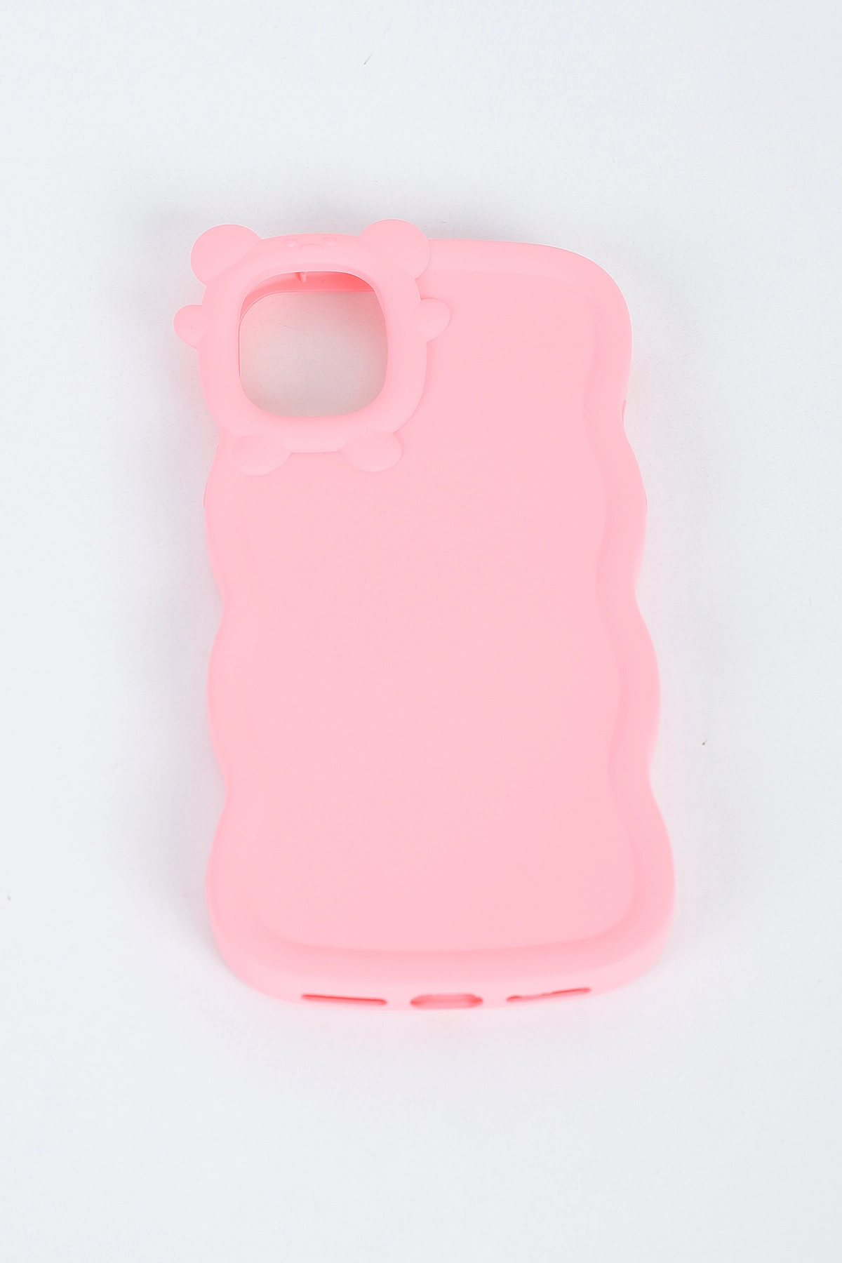 Pembe Iphone XS Uyumlu Micky Mouse Serisi Yumuşak Slikon Telefon Kılıfı 391240