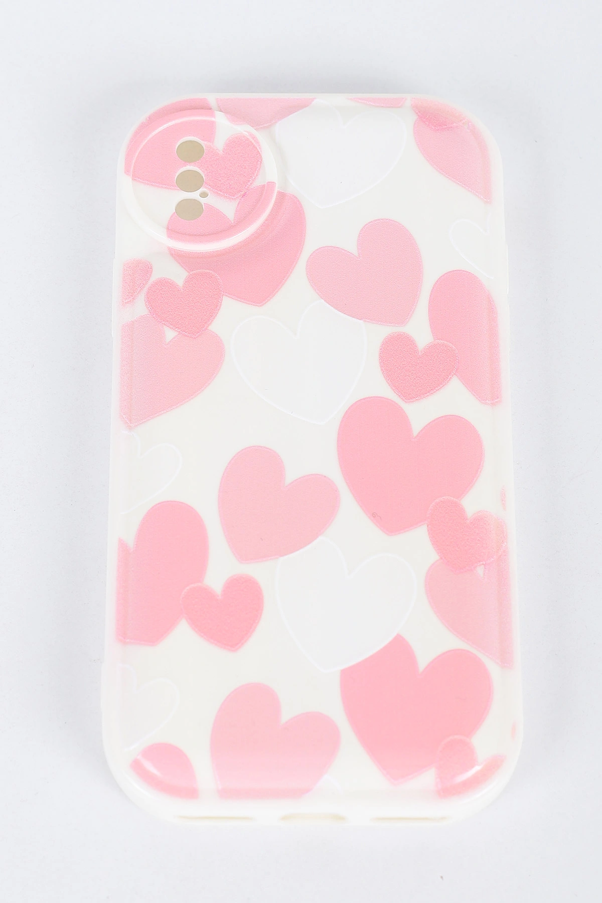 Pembe İPhone XS Uyumlu Punch Serisi Telefon Kılıfı 391199