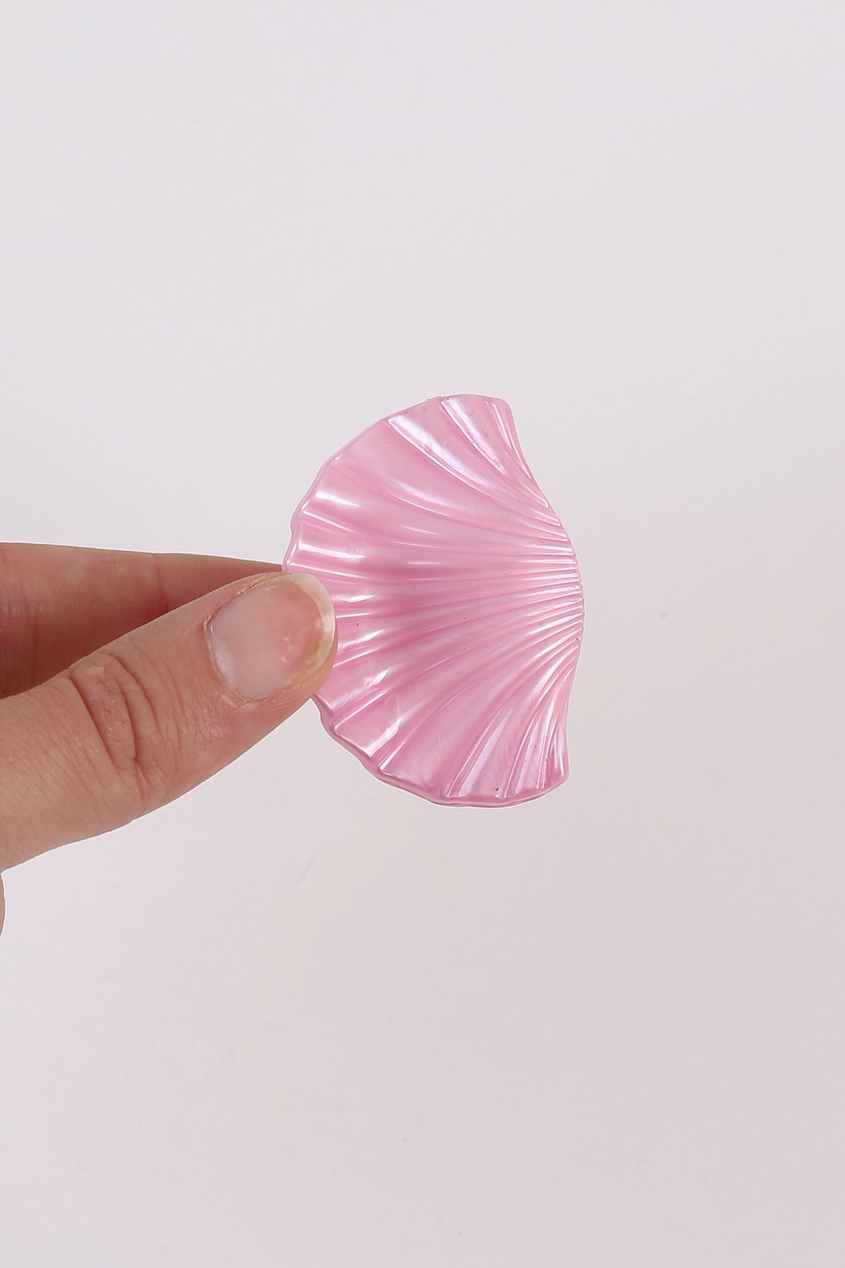 Pembe İstiridye Minik  Mermer Mandal Toka 486061