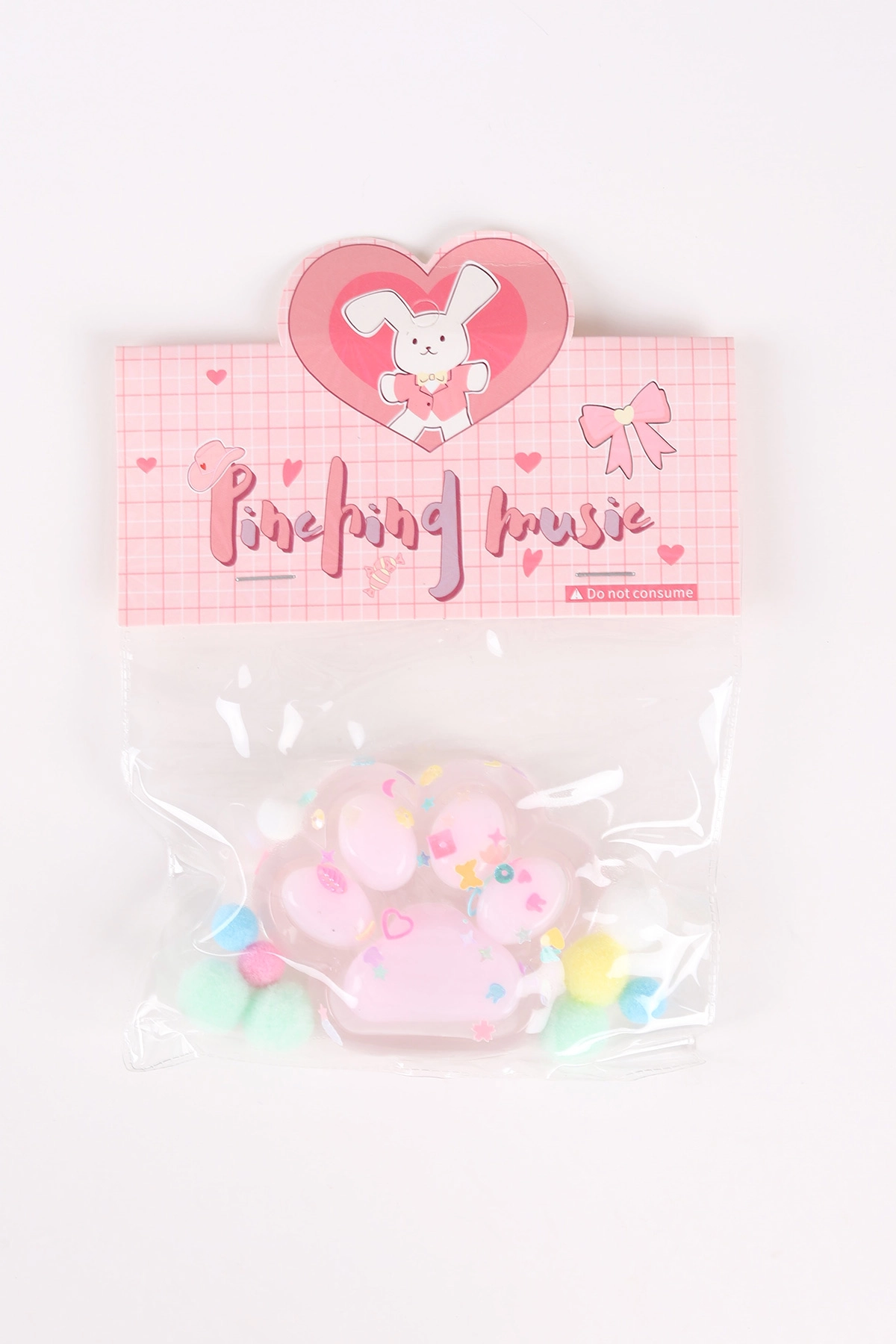 Pembe Kedi Patisi Işıklı   Squishy Oyuncağı 464476