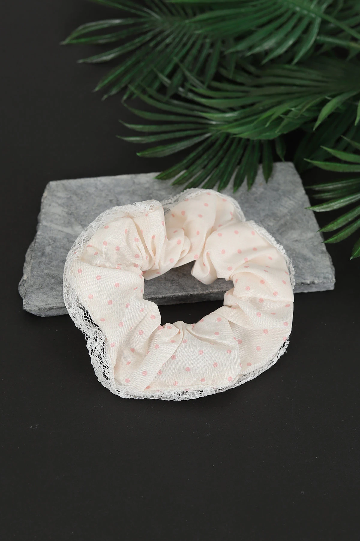 Pembe Lastikli Puantiyeli Toka 293488