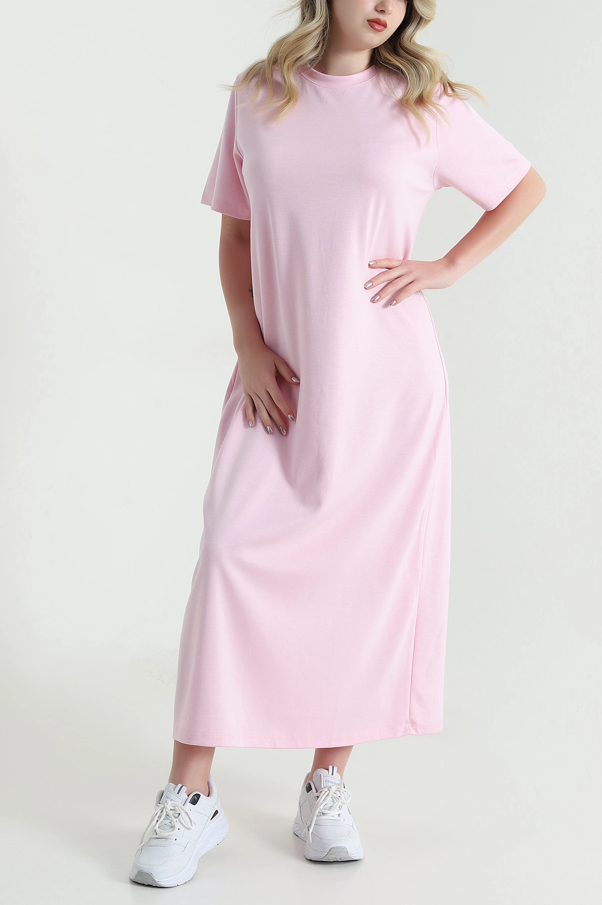 Pembe Likralı Oysho Kadın Elbise 461587