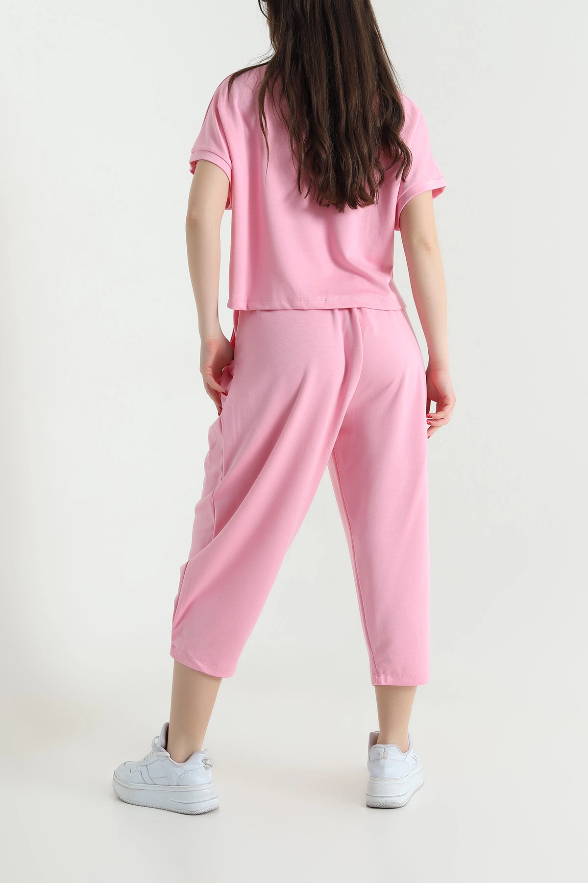 Pembe Modal Kadın Şalvar Takım 442131