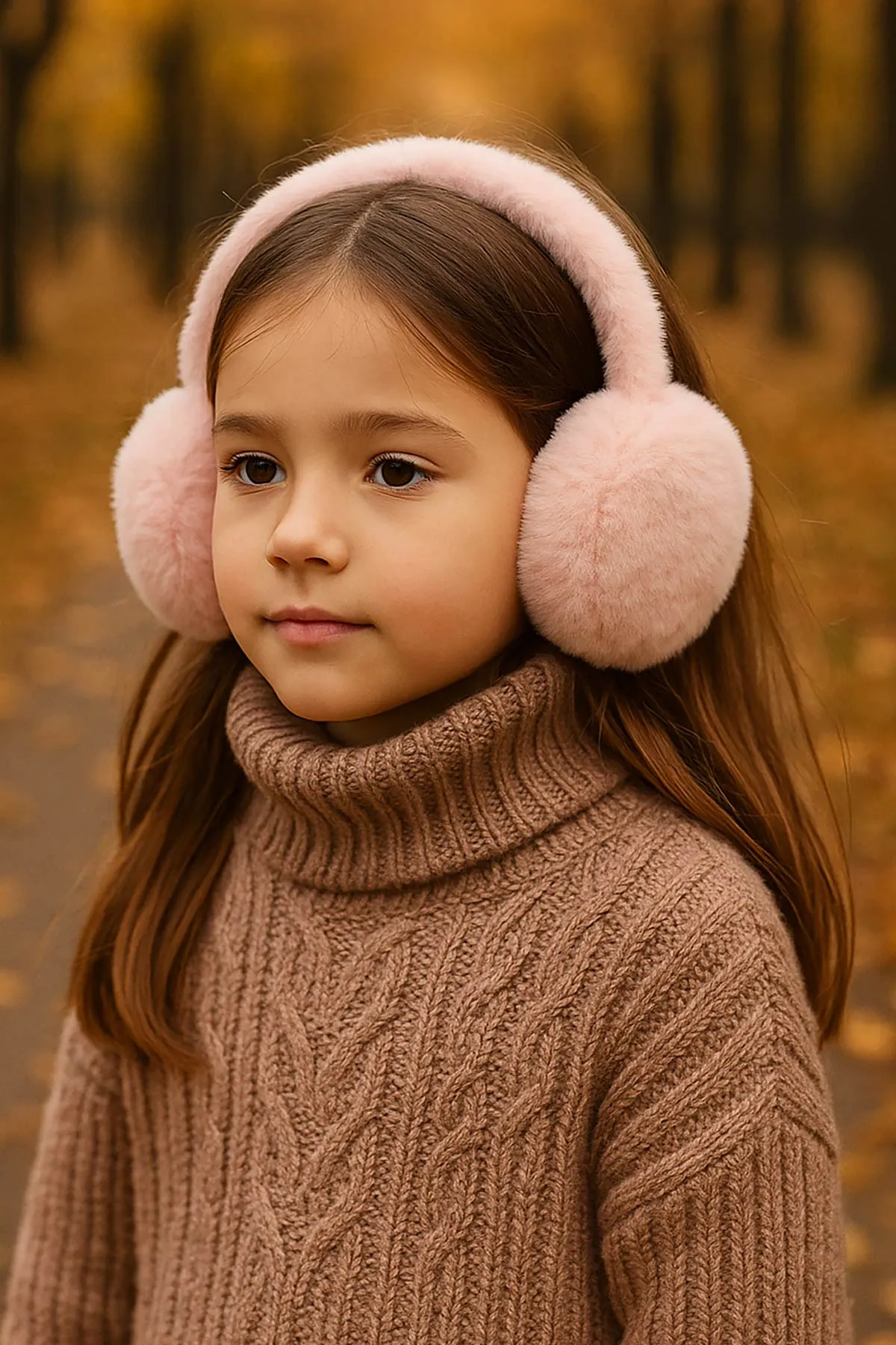 Pembe Peluş Kulaklık 410733