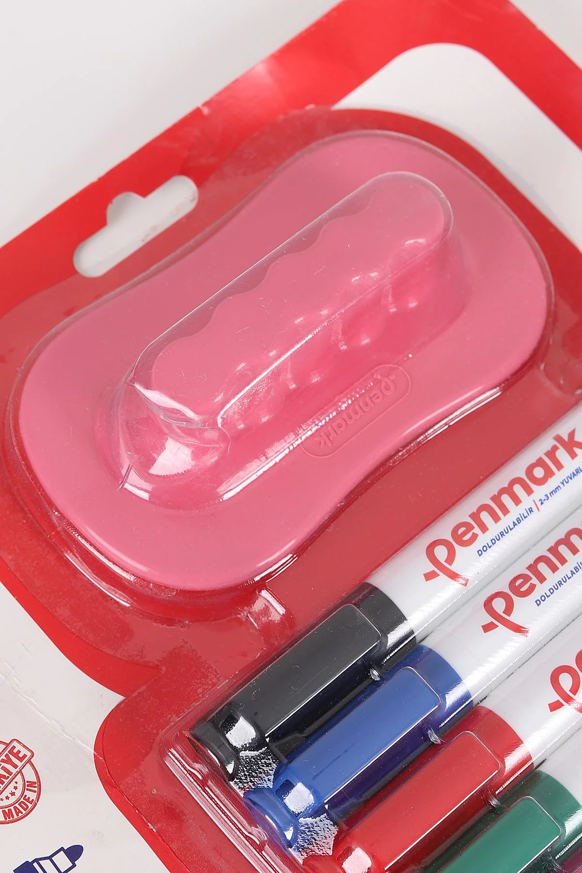 Pembe Penmark Tahta Kalem Seti / 8 Renk + Tahta Silgisi - Blisterli 462070