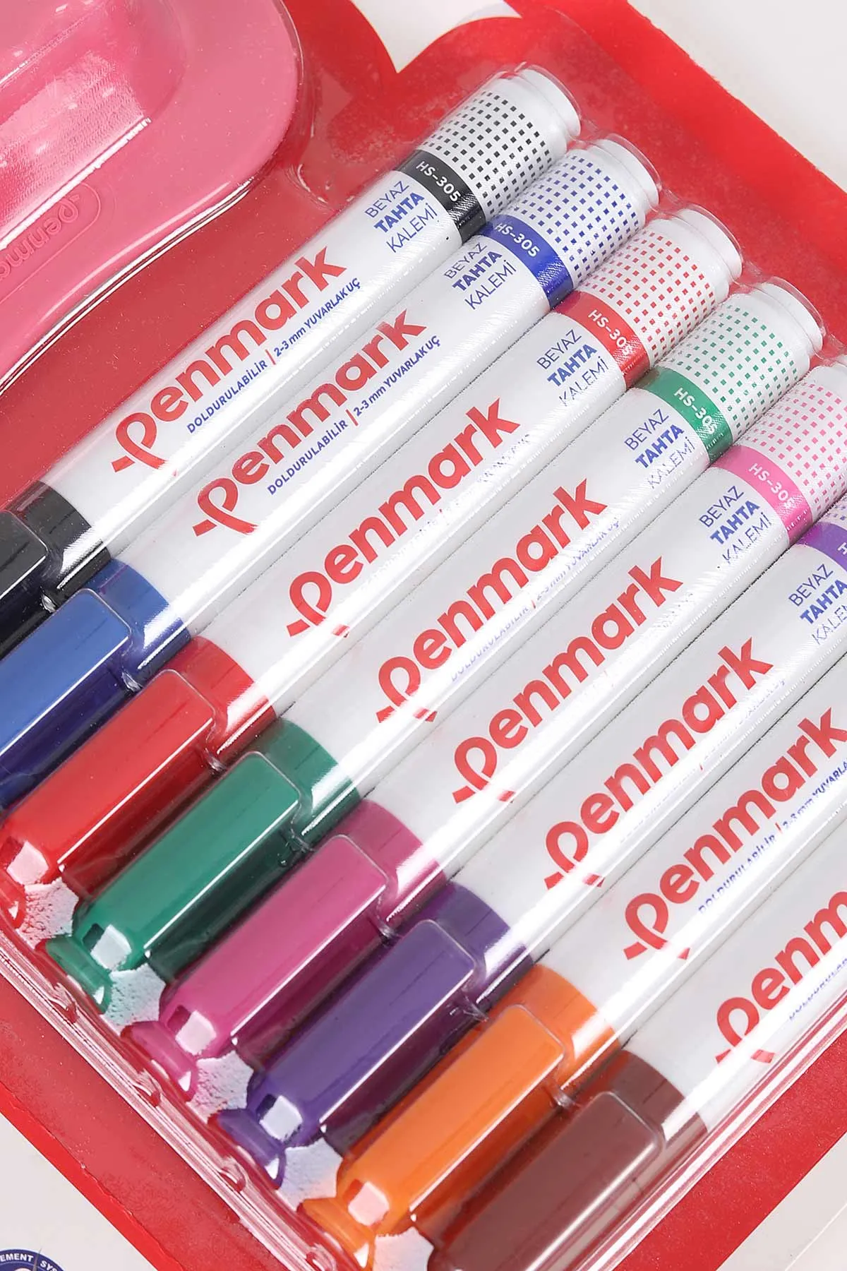 Pembe Penmark Tahta Kalem Seti / 8 Renk + Tahta Silgisi - Blisterli 462070