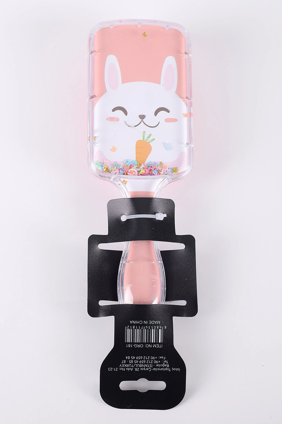Pembe Pullu Dikdörtgen Model Tarak 415153