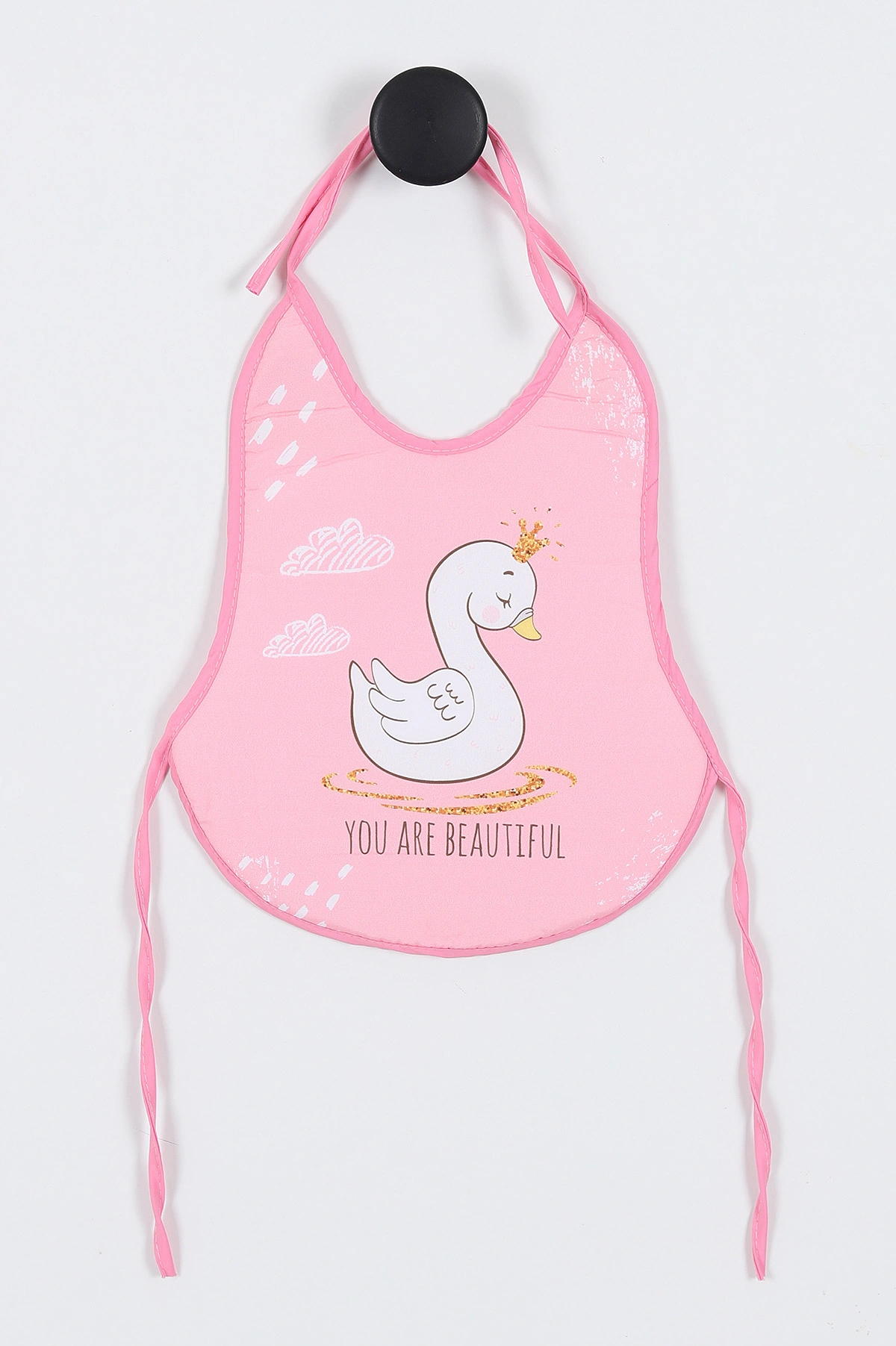 Pembe Sıvı Geçirmez Mama   Önlüğü 335806