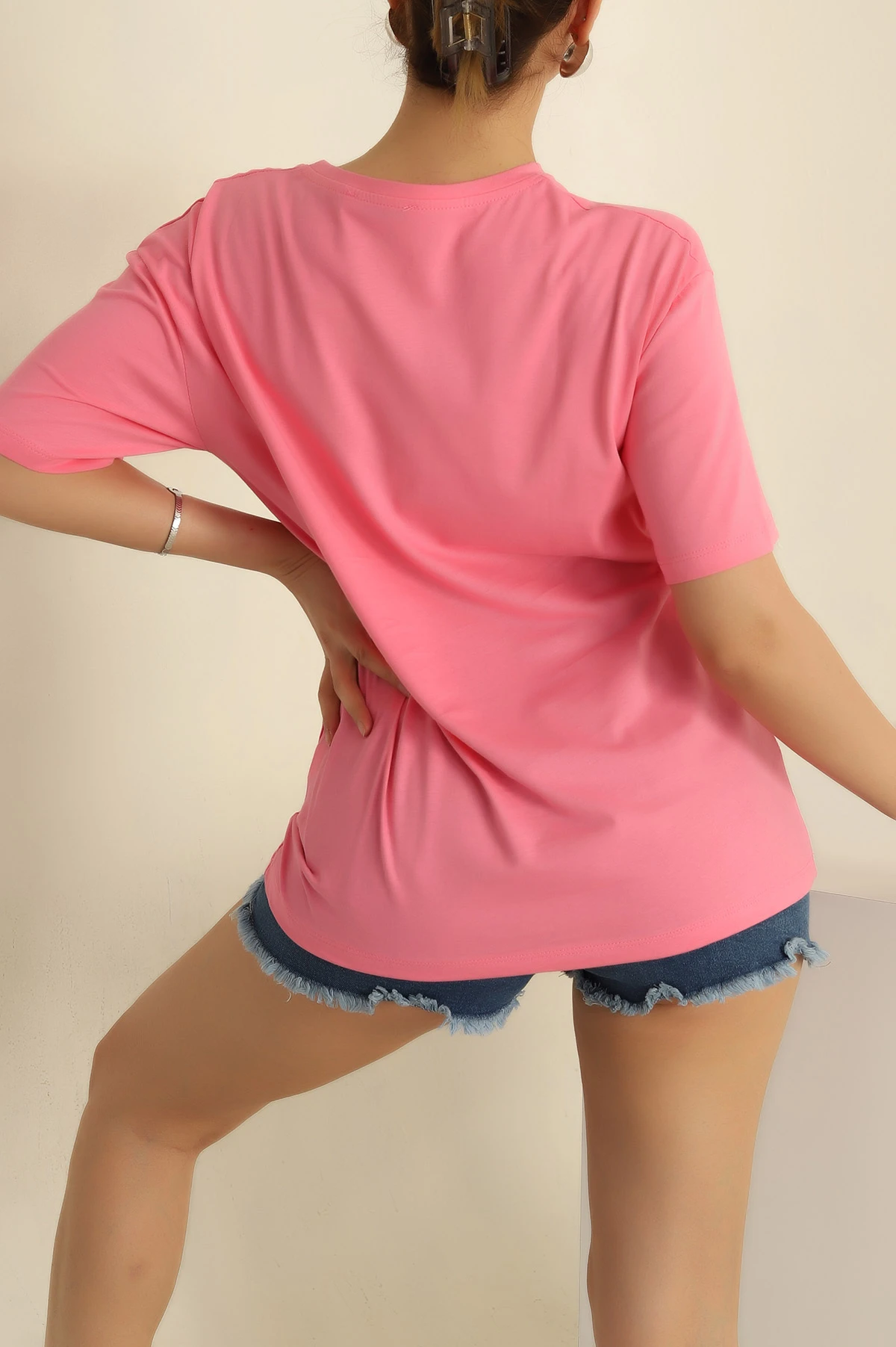 Pembe Süprem Bayan Tişört 268478