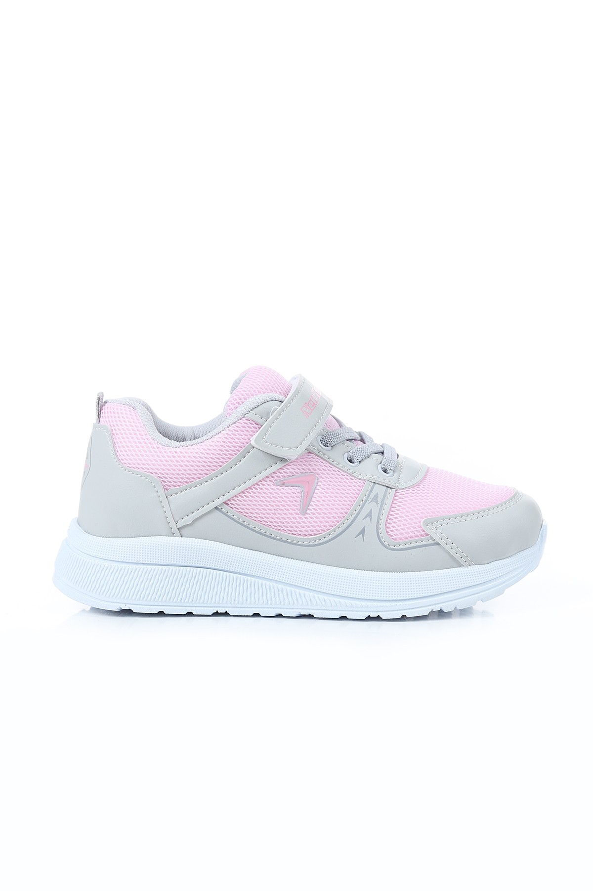 Pembe Taş (31-35 Filet) Lastik Bağlı Çırtlı Fileli Kız Çocuk Spor Ayakkabı 168647