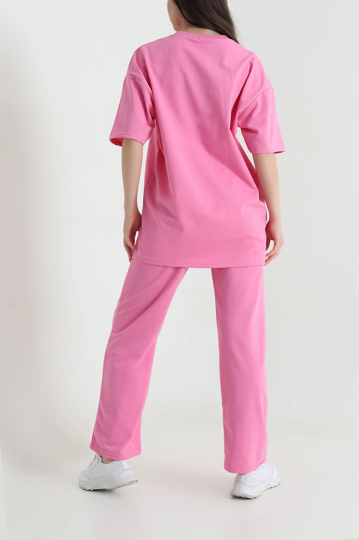 Pembe Taşlı Kristal Kadın İkili Takım 454528