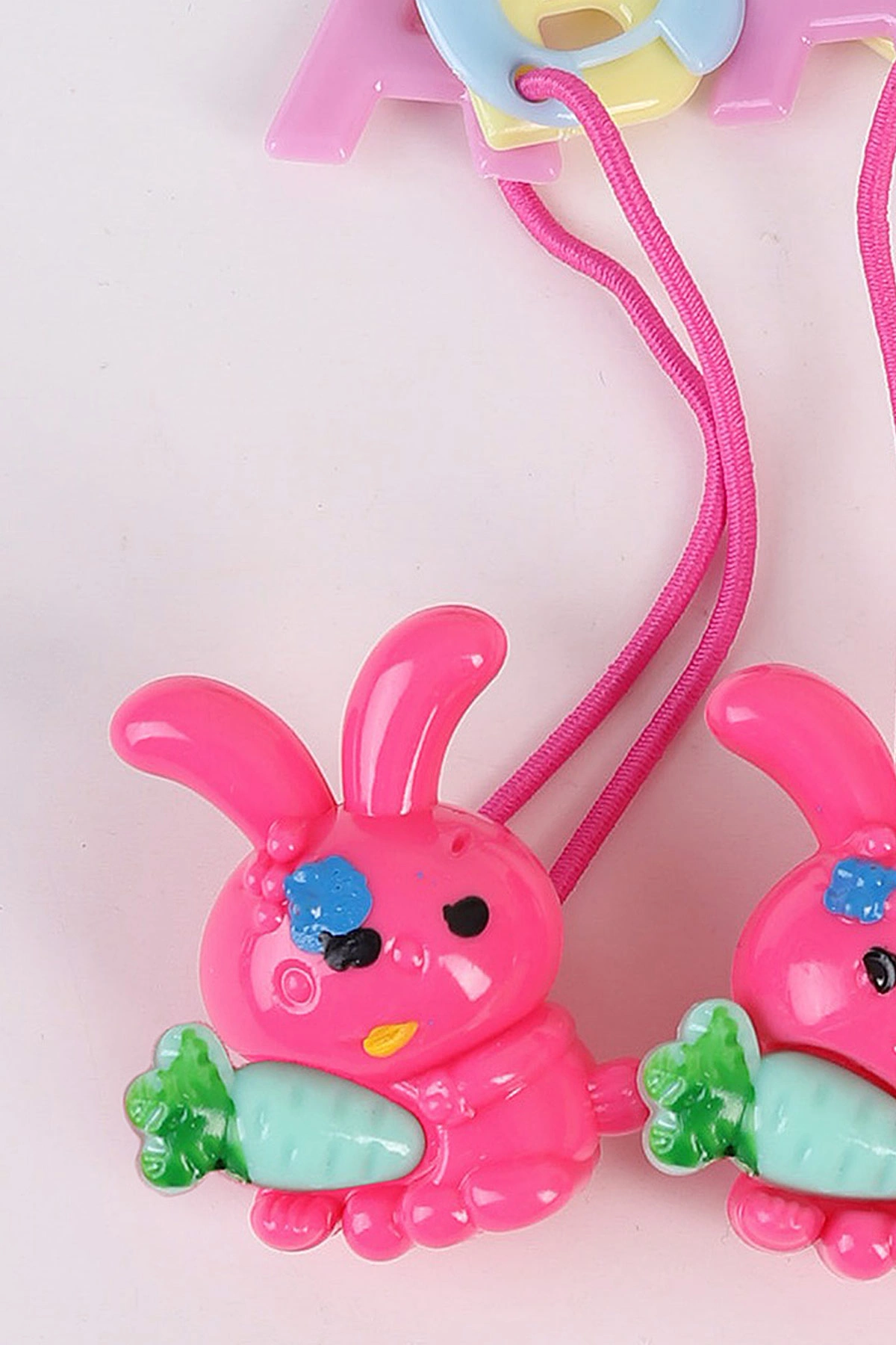 Pembe Tavşan Model Çocuk Toka Seti 486294