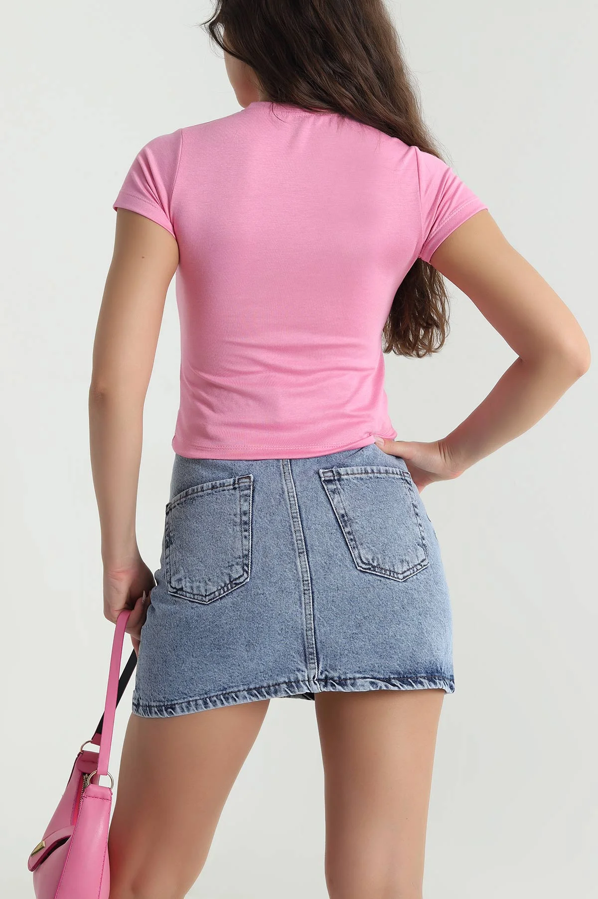 Pembe Tokalı Oysho Kadın Bluz 465280