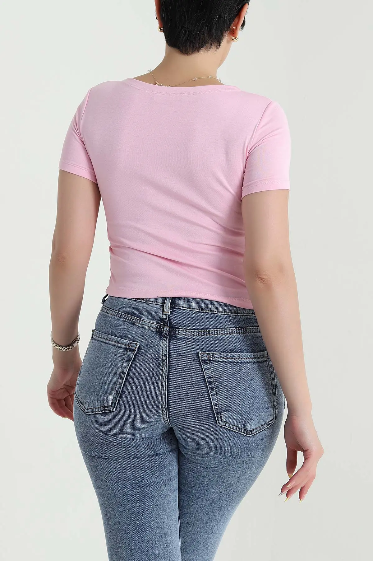 Pembe Tokalı Oysho Kadın Bluz 466911