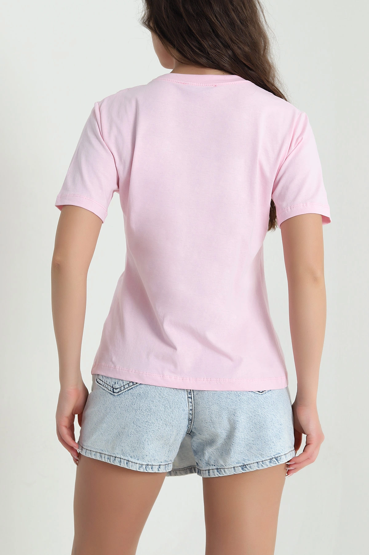 Pembe Tokalı Süprem Kadın Tişört 461087