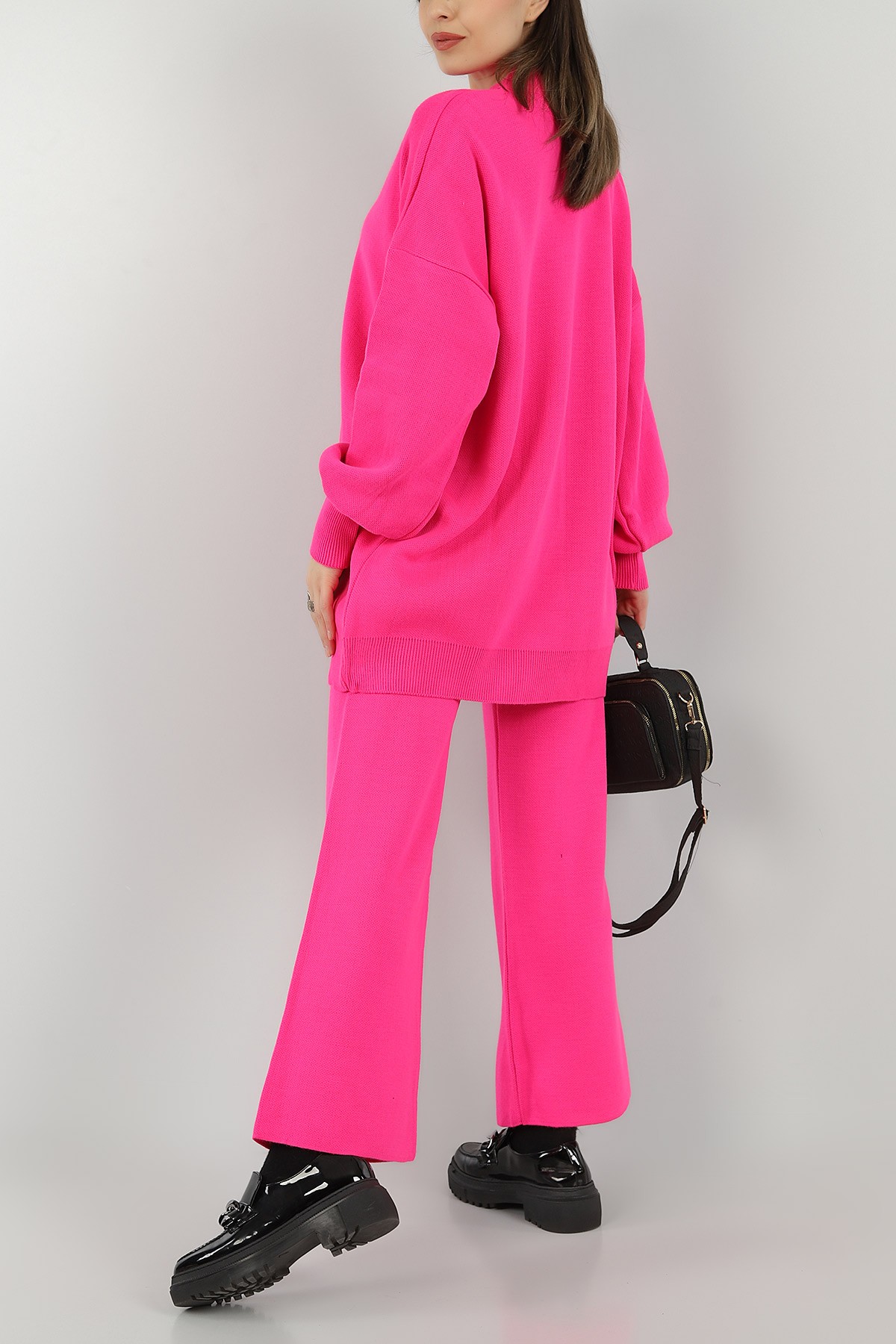 Pembe Tunik Pantolon Triko İkili Takım 147140