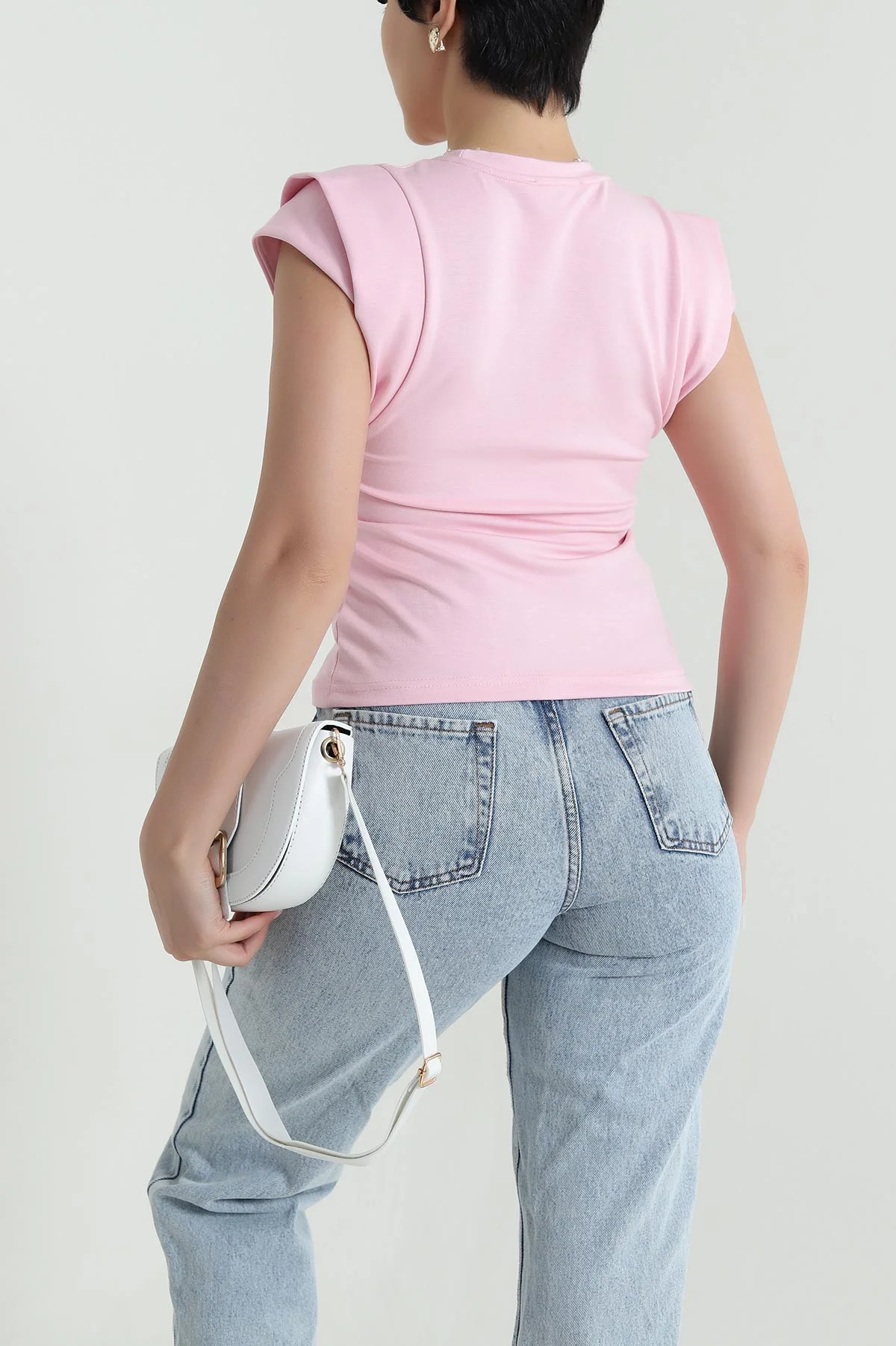Pembe Yeni Sezon Oysho Kadın Bluz 466208