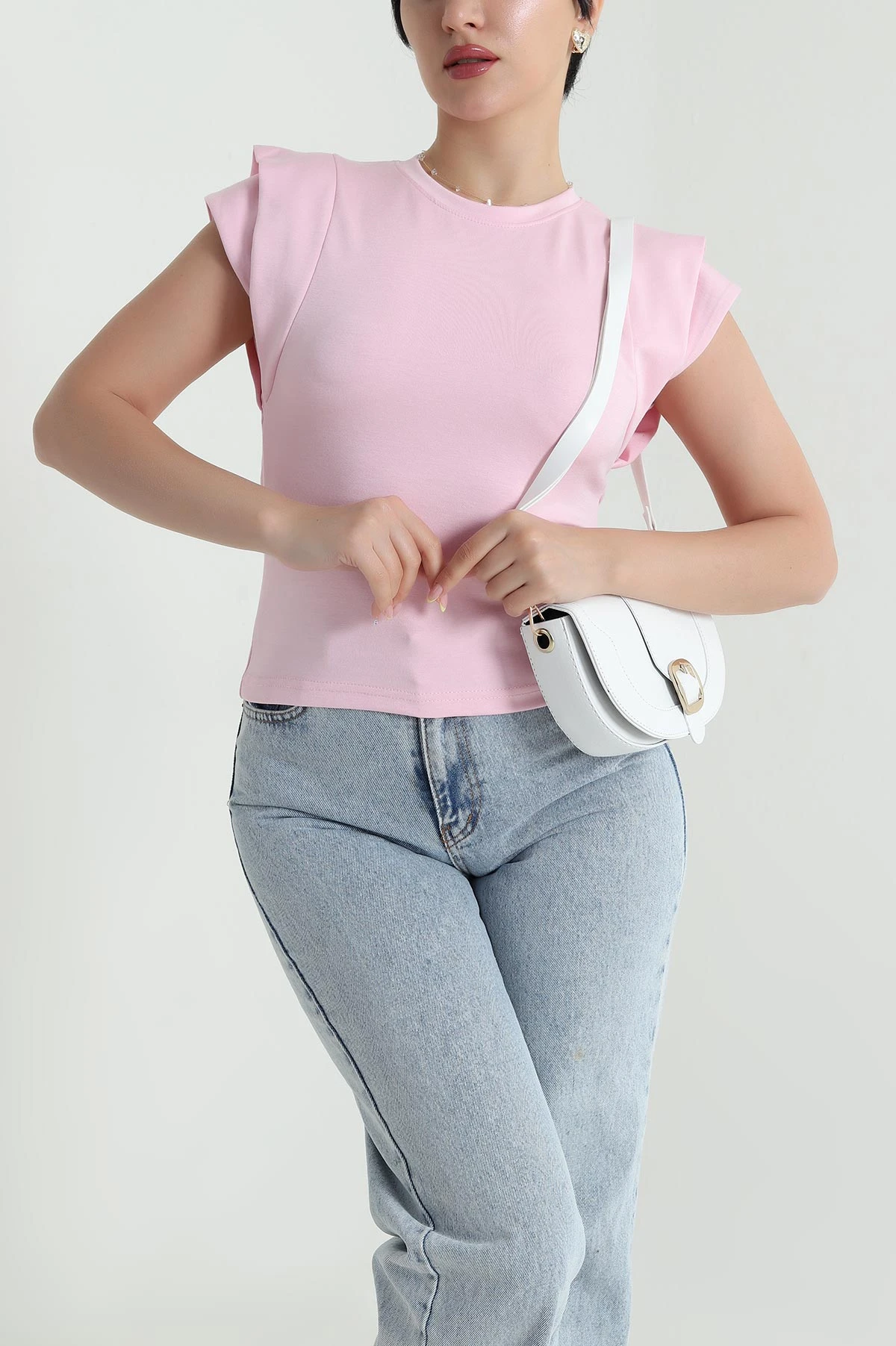 Pembe Yeni Sezon Oysho Kadın Bluz 466208