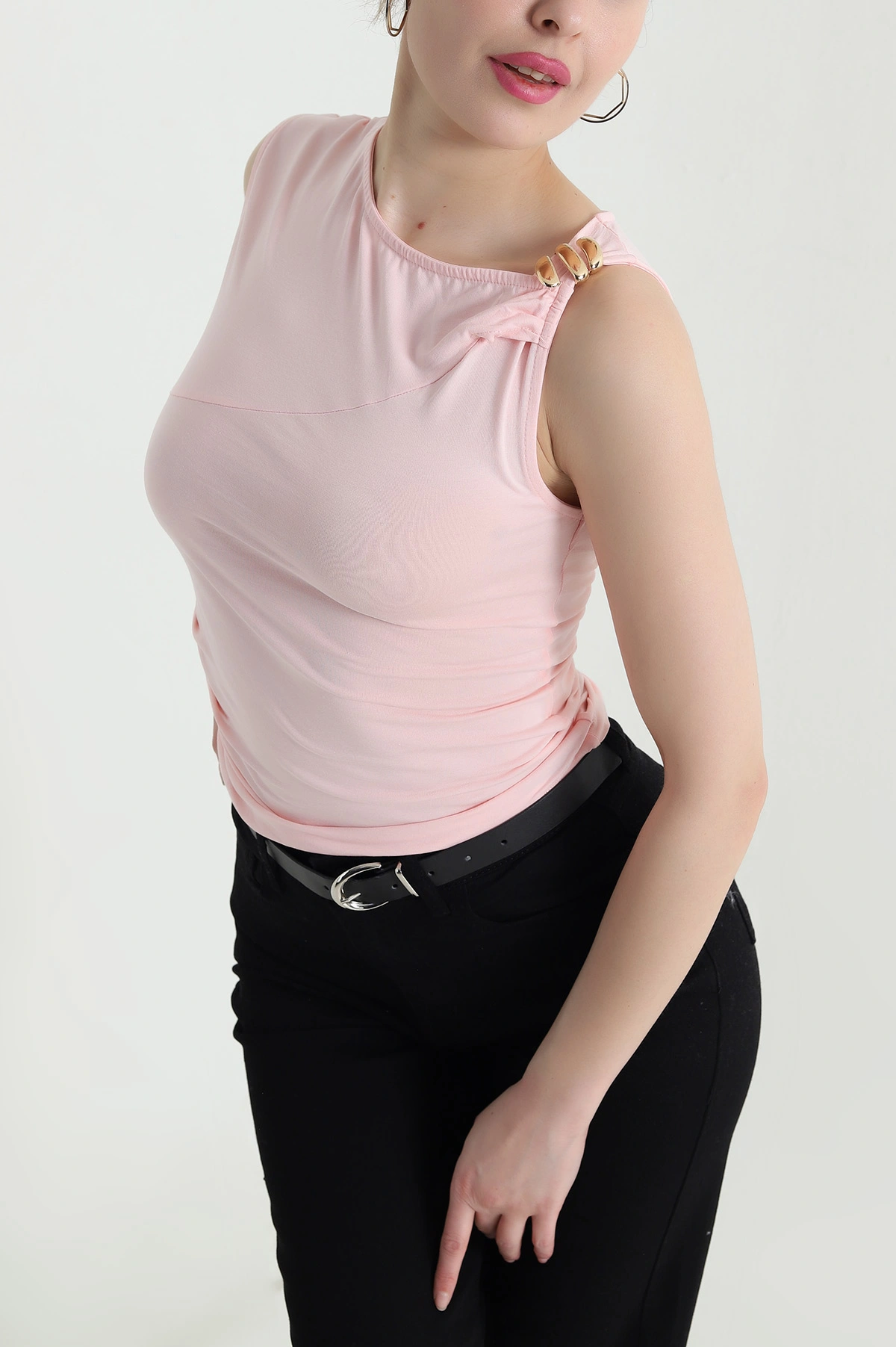 Pembe Yeni Sezon Süprem Kadın Bluz 446554