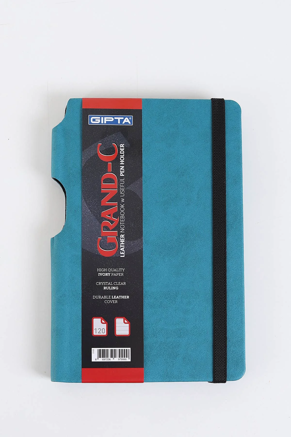 Petrol 13x21 Gıpta Grand-c Deri Kapak Not Defteri  120 Yaprak Çizgili 279277