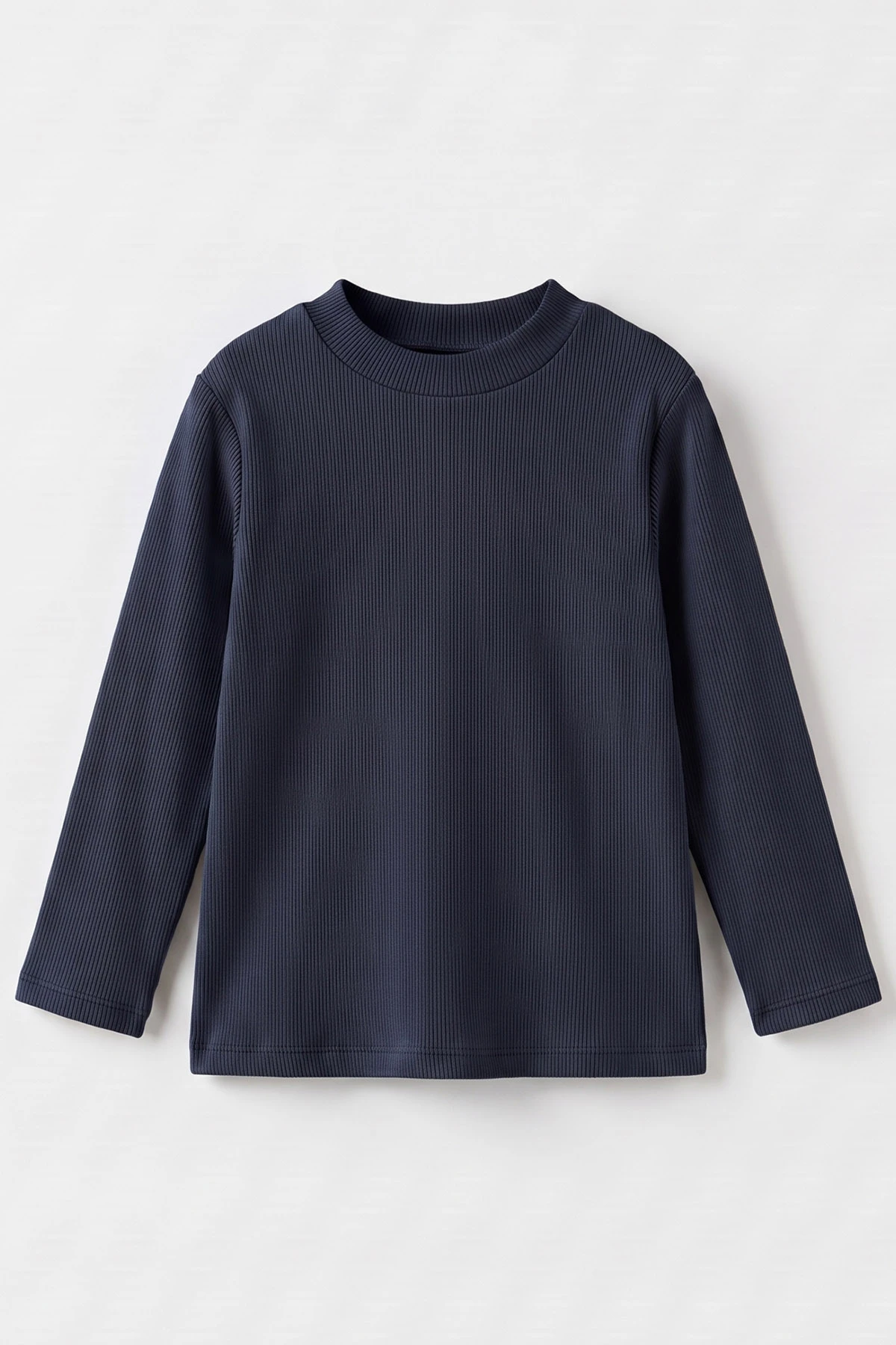 Petrol (5-12 Yaş) Yarım Balıkçı Yaka Kaşkorse Çocuk Body Sweatshirt 495477