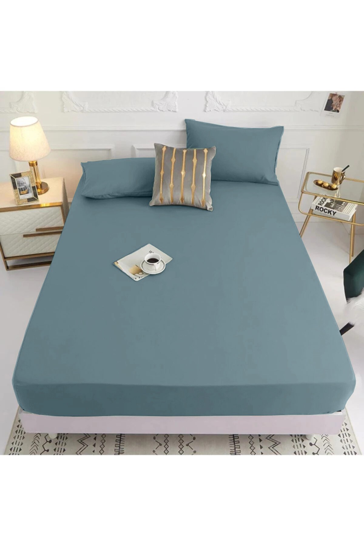 160x200 Bella Home Ranforce Lastik Çarşaf Seti 205408