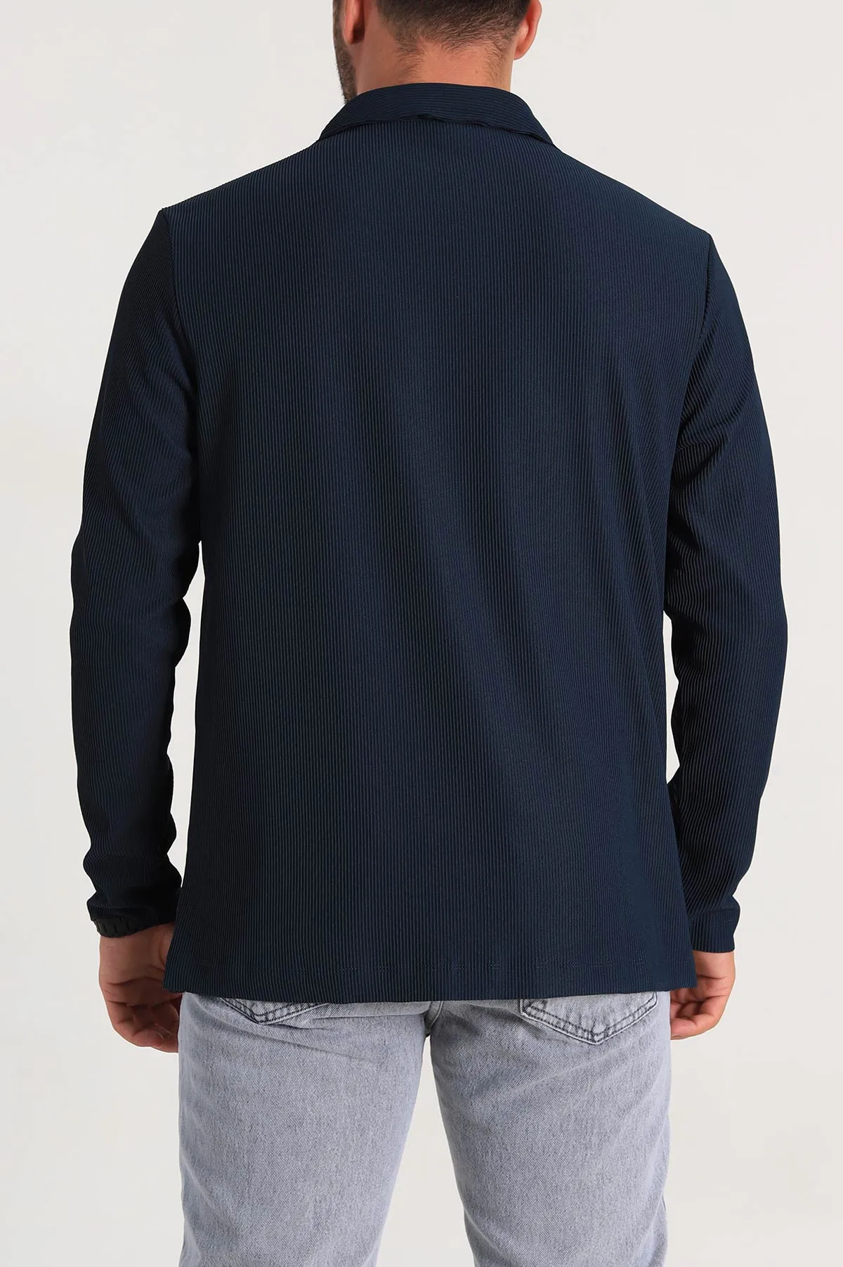 Petrol Regular Fit Fitilli Doku Polo Yaka Sweatshirt 299827