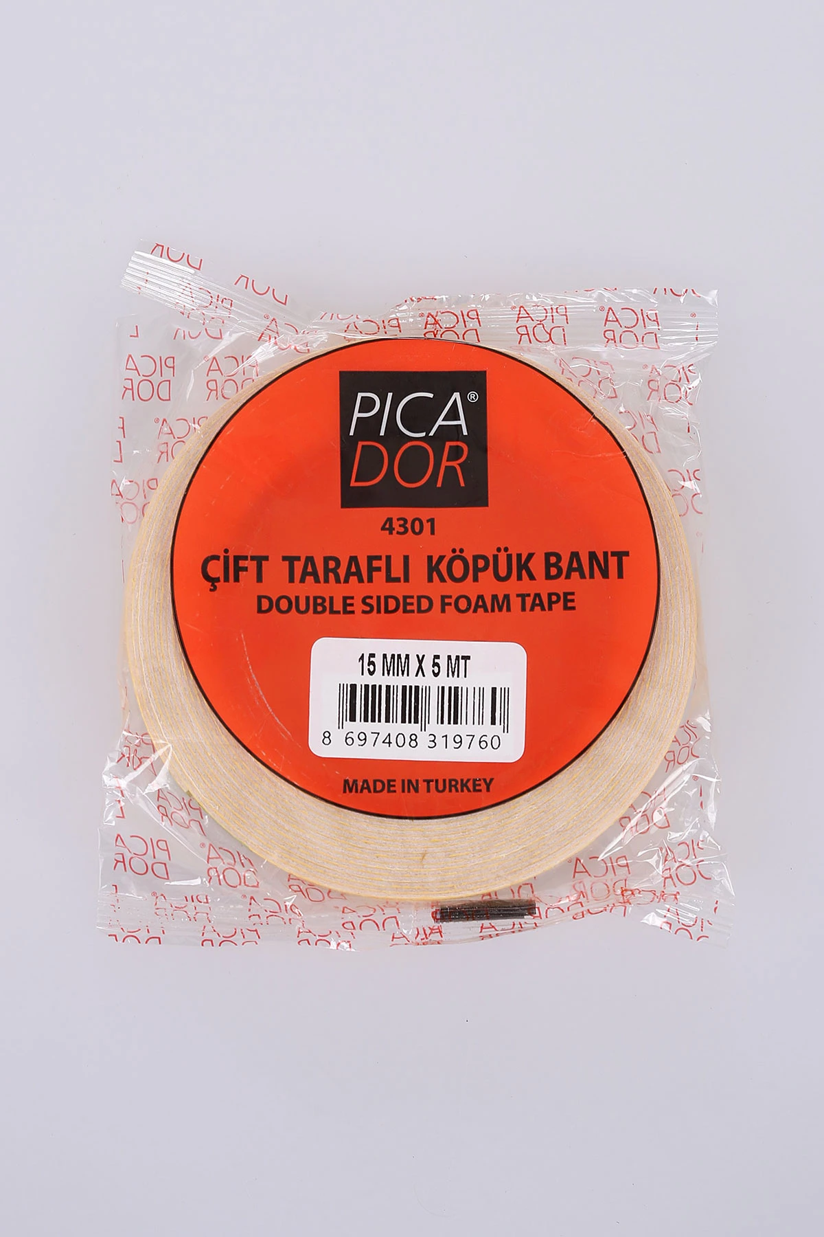 Picador Çift Taraflı Köpük Bant 15mm X 5 Mt 475088