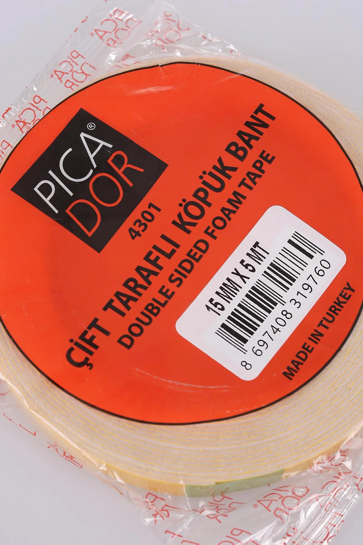 Picador Çift Taraflı Köpük Bant 15mm X 5 Mt 475088