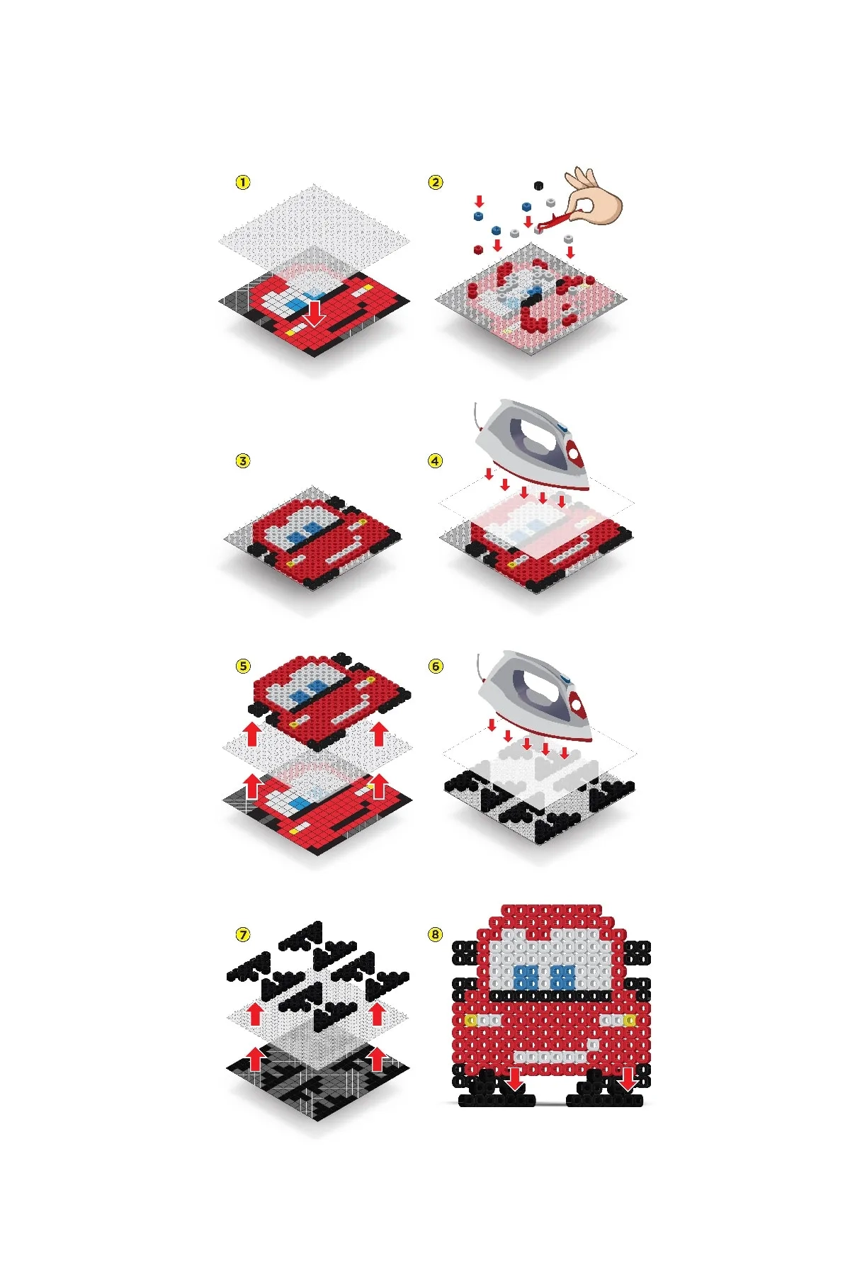 Pixel Pixel Cars Boncuk Aktivite 319883