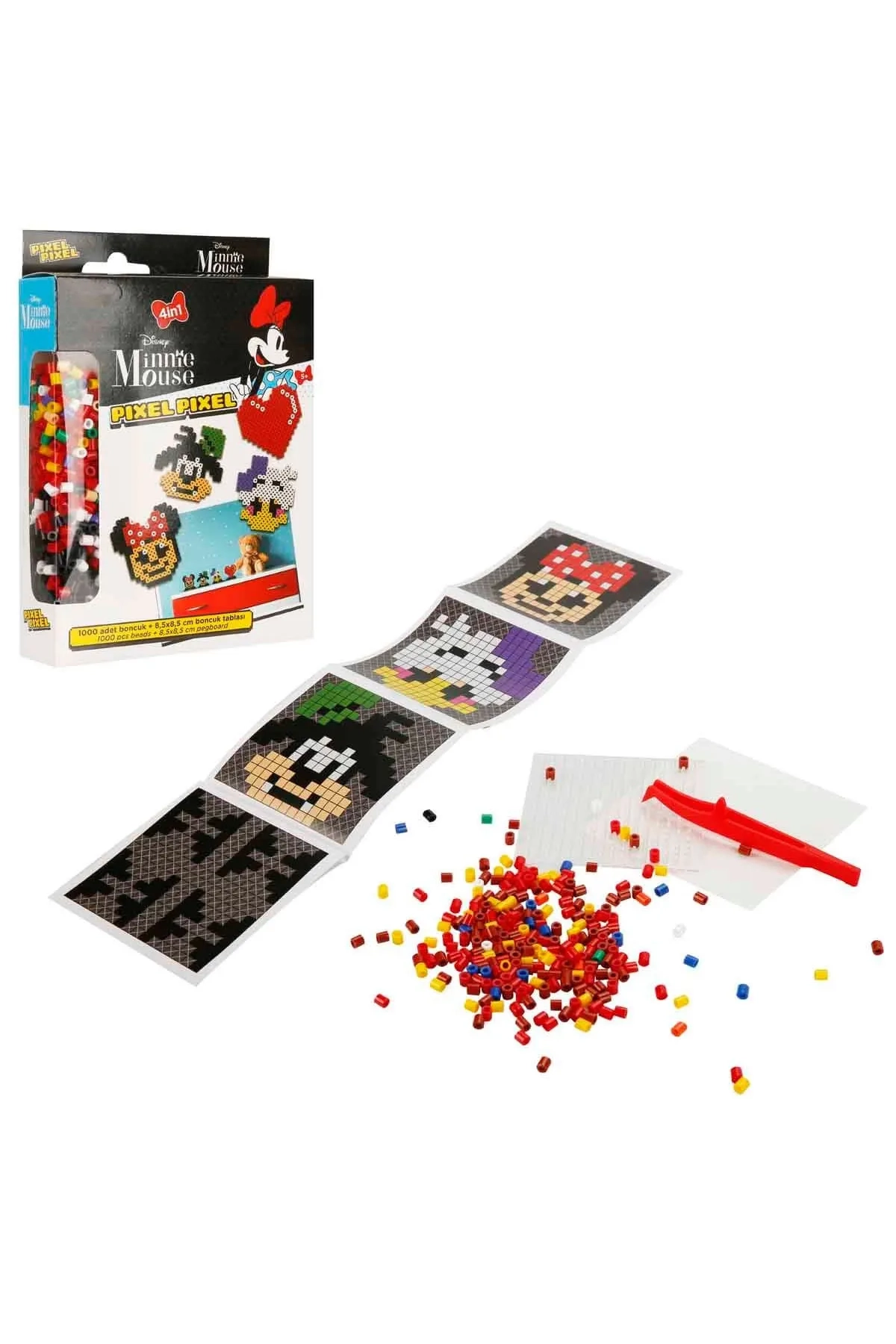 Pixel Pixel Minnie Mouse Boncuk Aktivite 319882