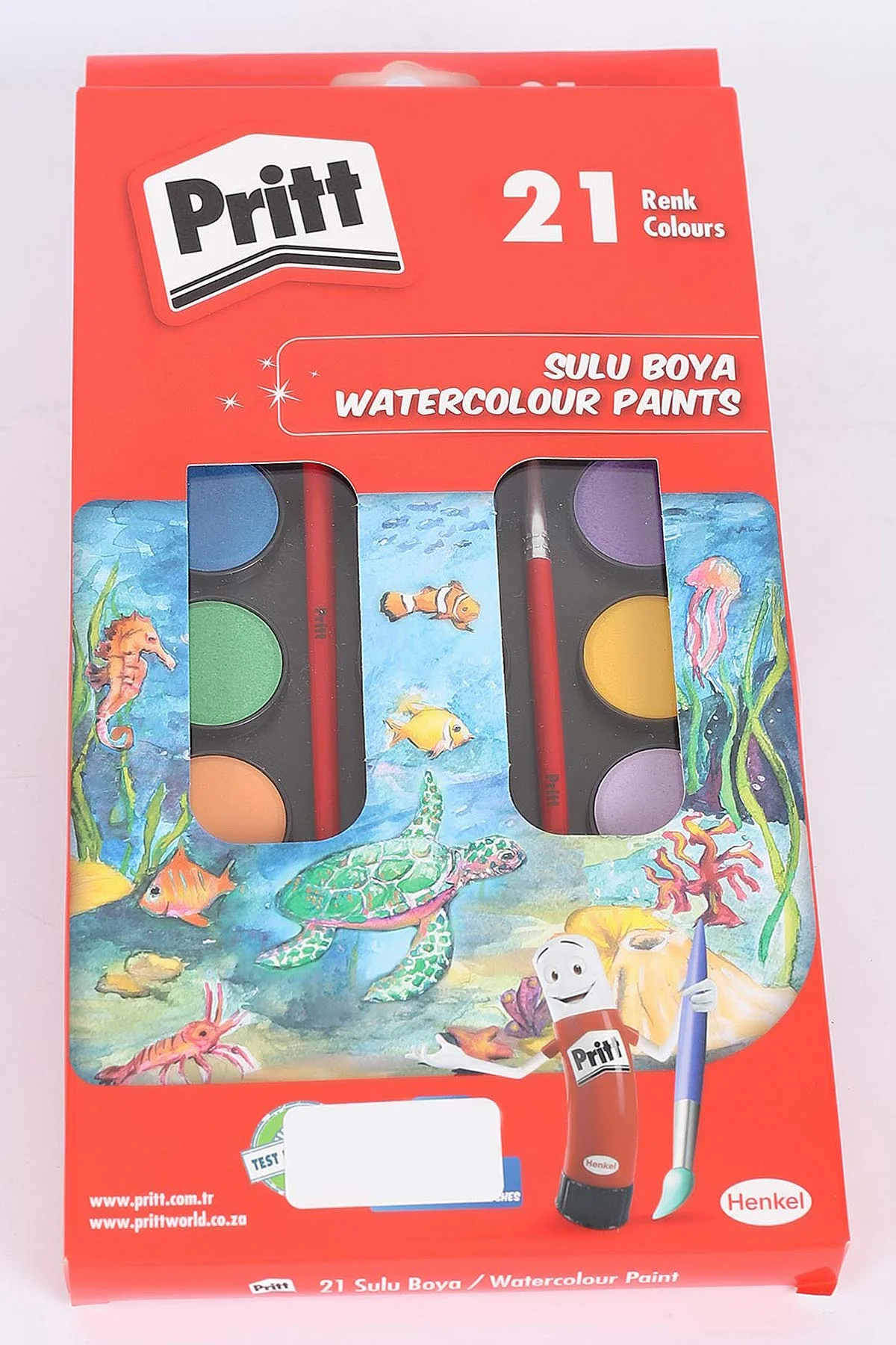 Pritt 21 Renk Sulu Boya 384171