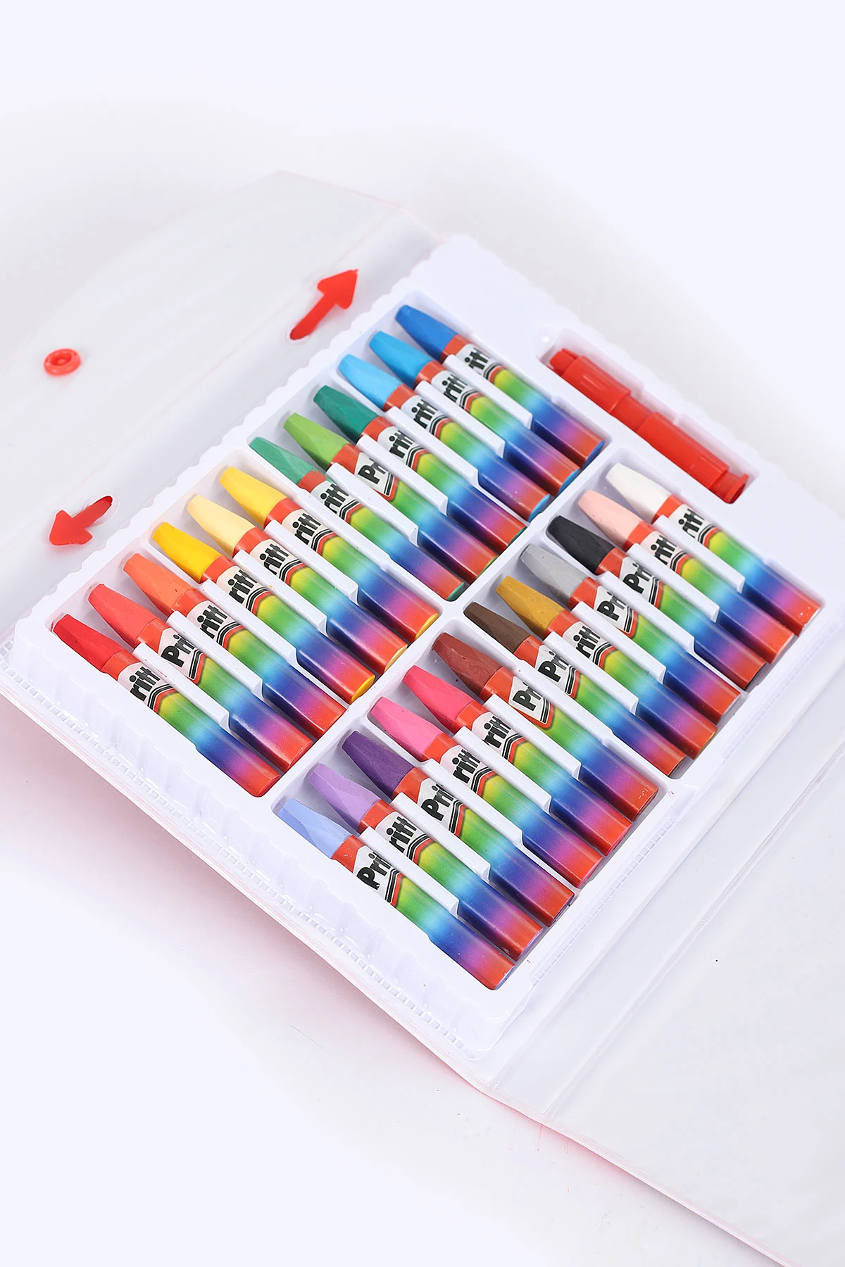 Pritt 24 Renk Çanta Pastel Boya 384357