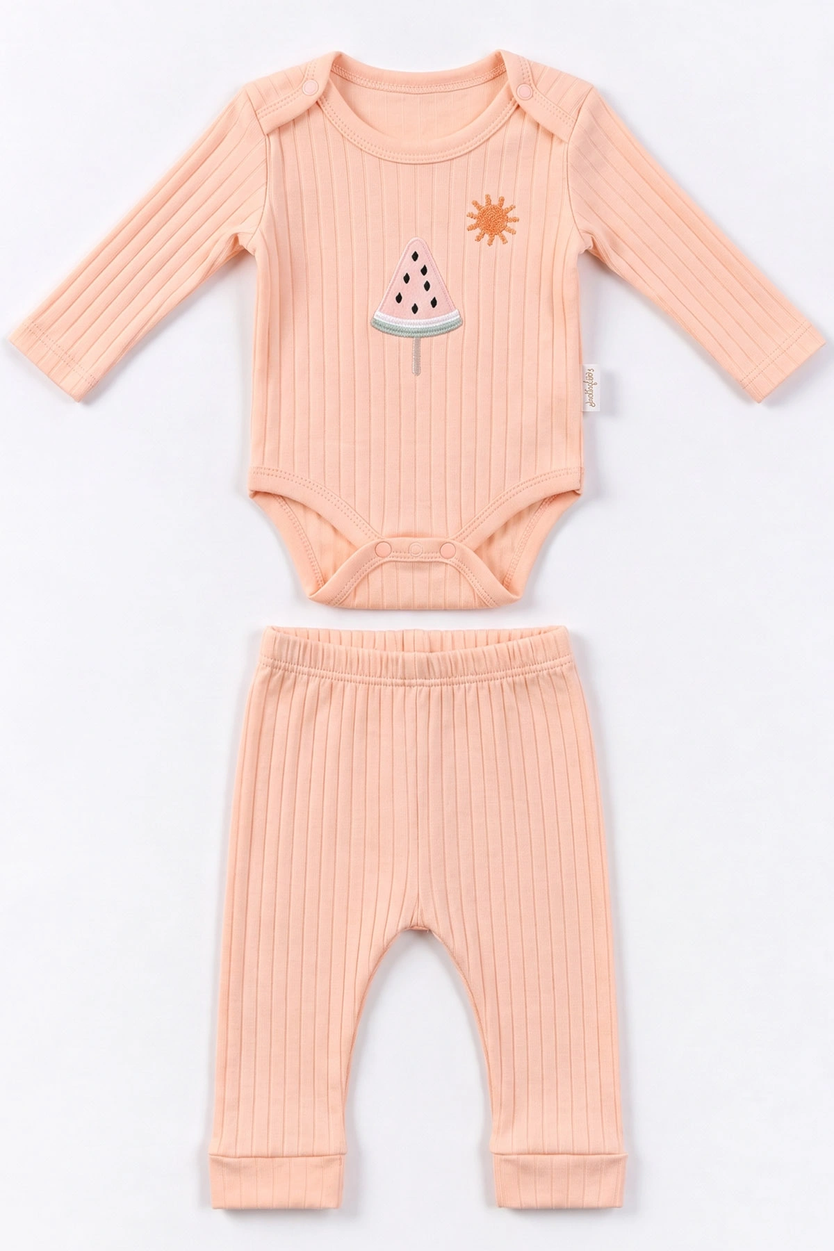 Pudra (0-9 Ay) Dondurma  Nakışlı   Kız Bebek Takım 480483